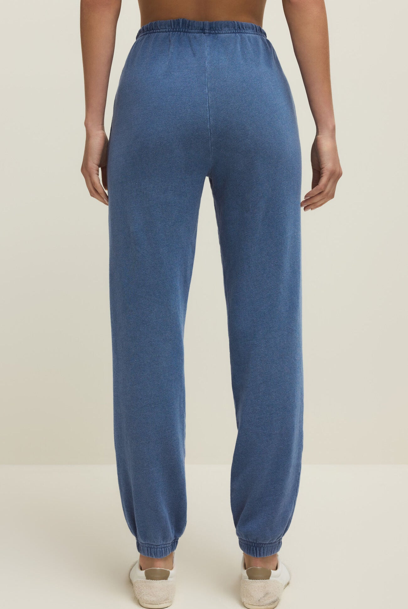 Downtown Knit Denim Jogger-Joggers-Vixen Collection, Day Spa and Women's Boutique Located in Seattle, Washington