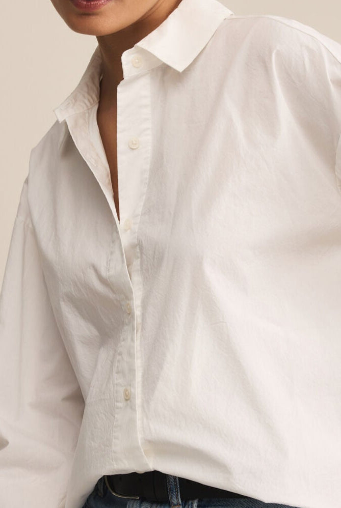 Elevated Poplin Shirt-Long Sleeves-Vixen Collection, Day Spa and Women's Boutique Located in Seattle, Washington