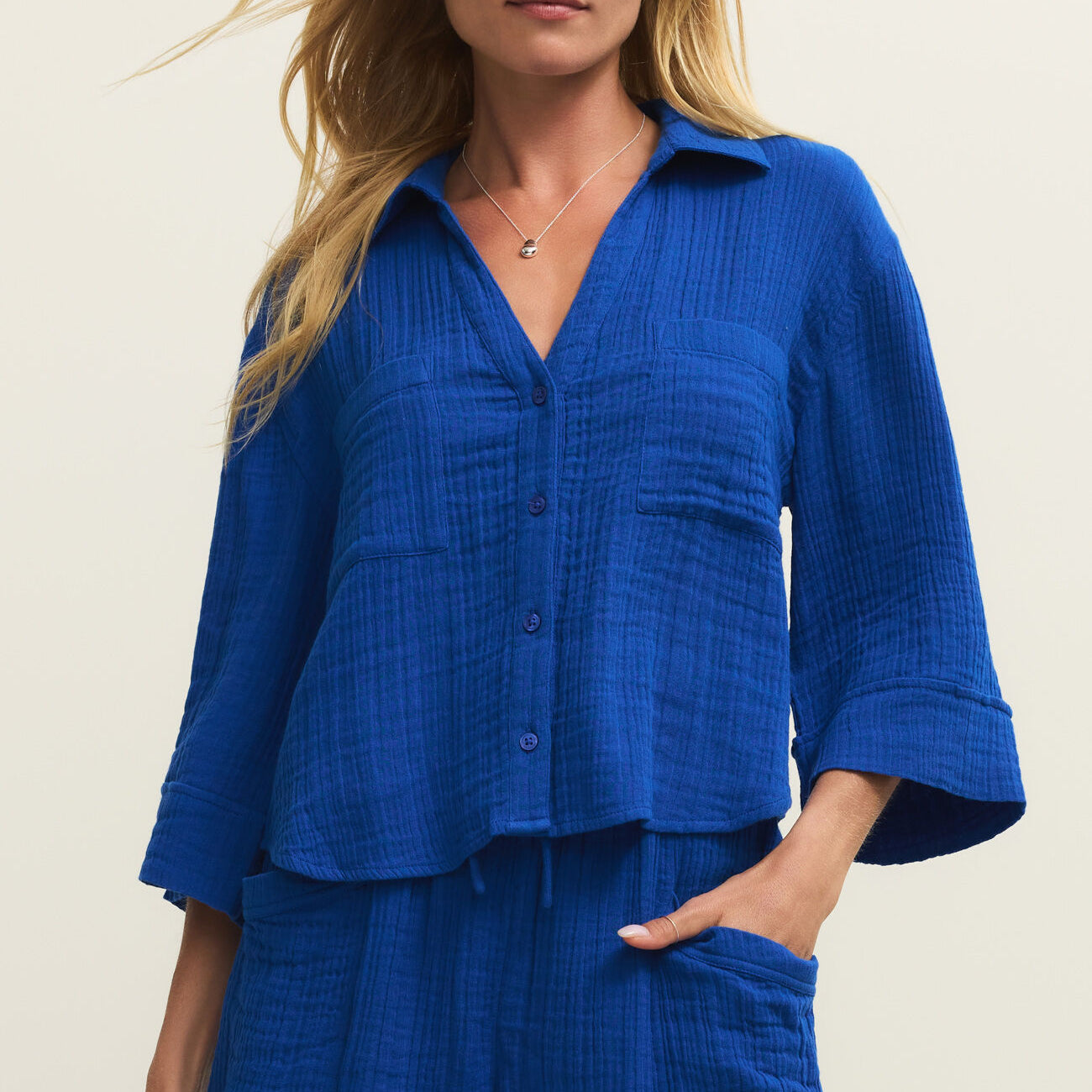 Helena Shirt-Long Sleeves-Vixen Collection, Day Spa and Women's Boutique Located in Seattle, Washington