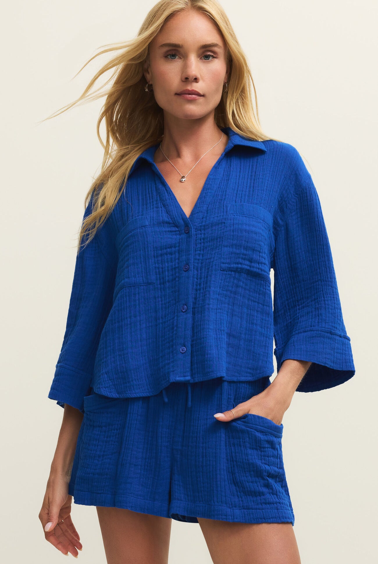 Helena Shirt-Long Sleeves-Vixen Collection, Day Spa and Women's Boutique Located in Seattle, Washington