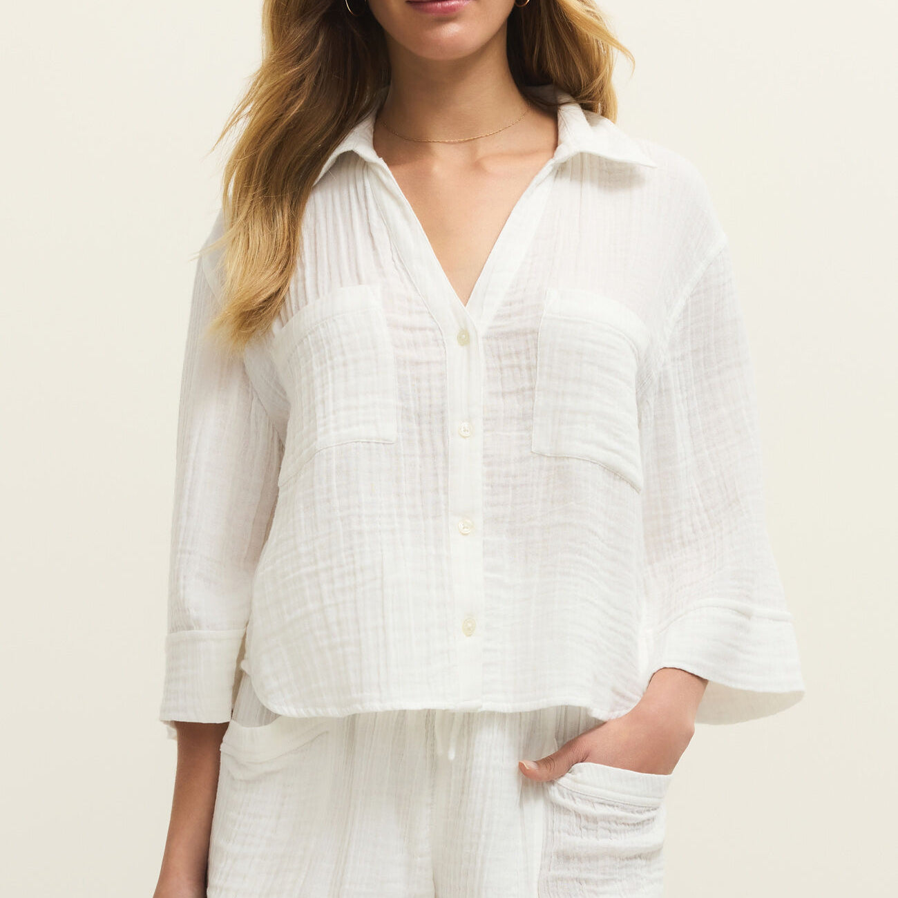 Helena Shirt-Long Sleeves-Vixen Collection, Day Spa and Women's Boutique Located in Seattle, Washington