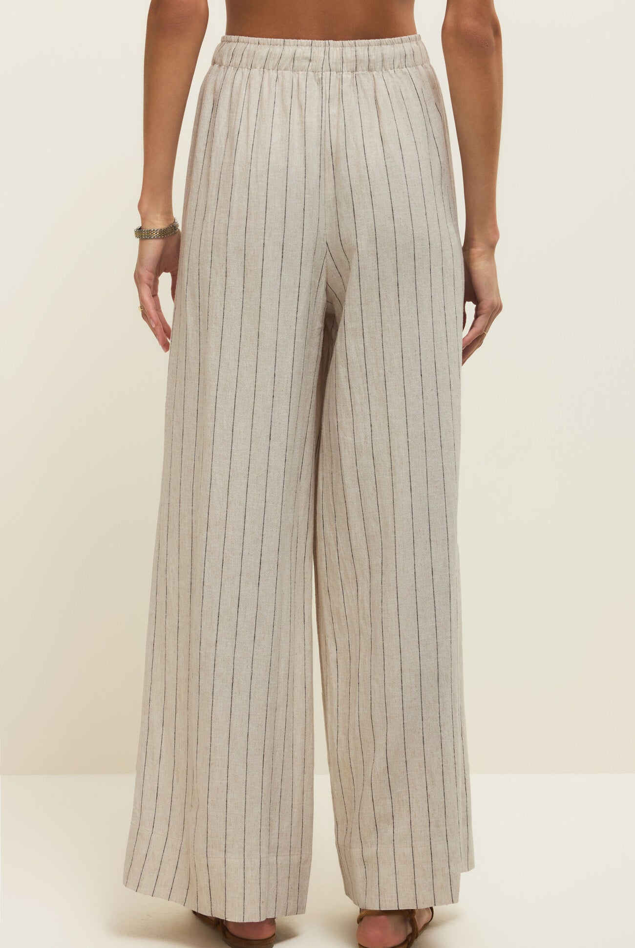 Henri Striped Wide Leg Pant-Pants-Vixen Collection, Day Spa and Women's Boutique Located in Seattle, Washington