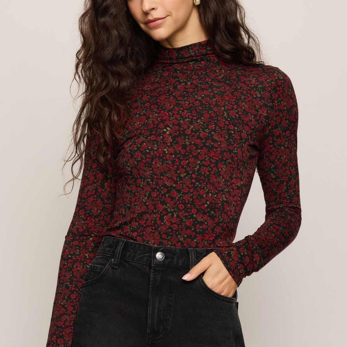 Lira Dani Ditsy Top-Tops-Vixen Collection, Day Spa and Women's Boutique Located in Seattle, Washington