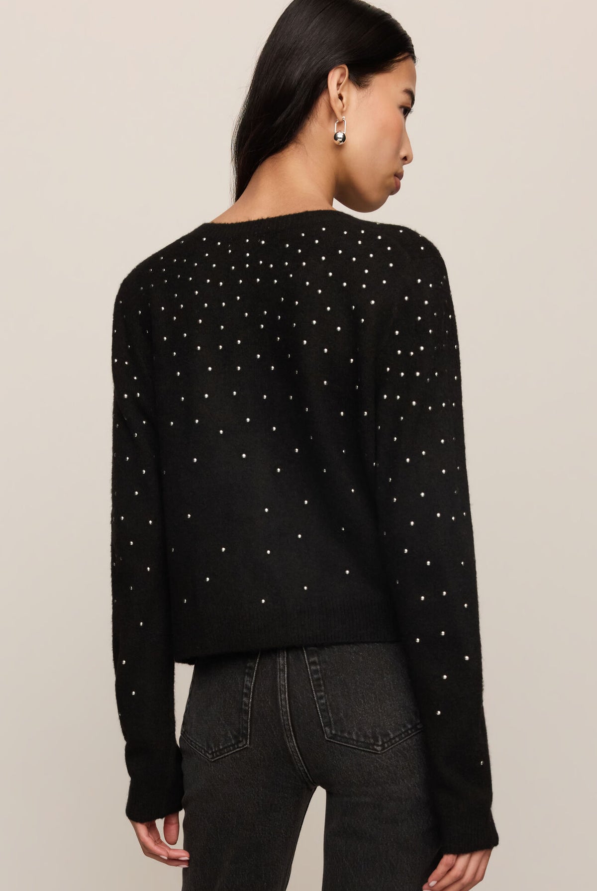 Medina Studded Cardigan-Tops-Vixen Collection, Day Spa and Women's Boutique Located in Seattle, Washington