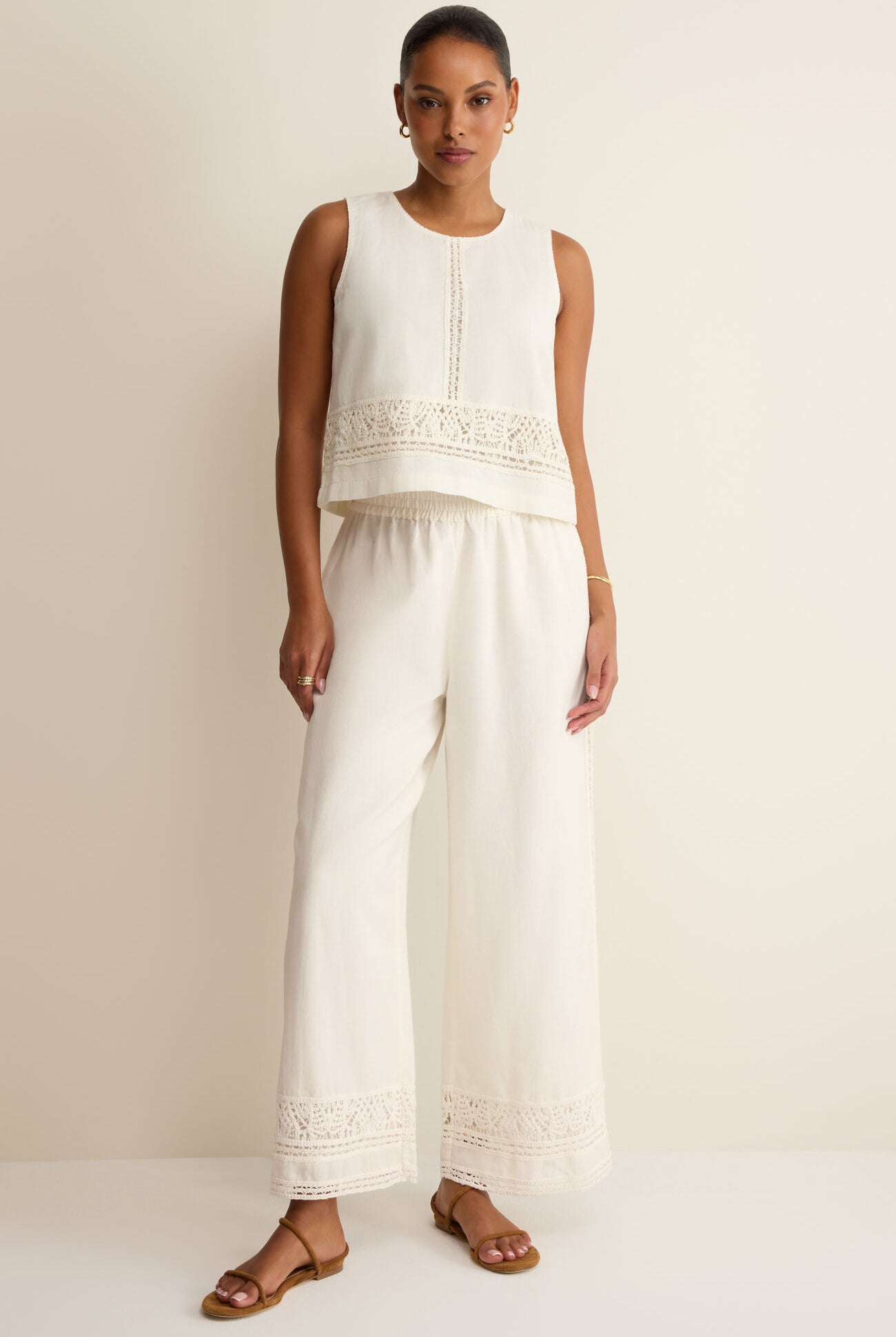 Scout Embroidered Pant-Bottoms-Vixen Collection, Day Spa and Women's Boutique Located in Seattle, Washington