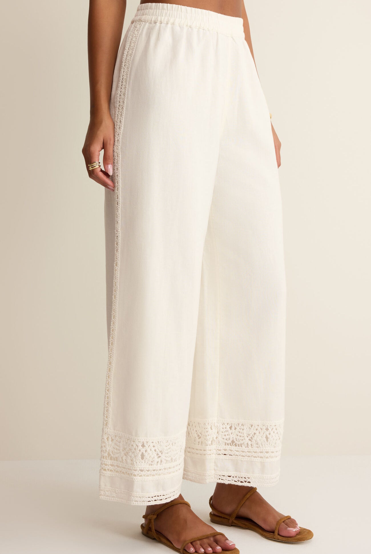Scout Embroidered Pant-Bottoms-Vixen Collection, Day Spa and Women's Boutique Located in Seattle, Washington