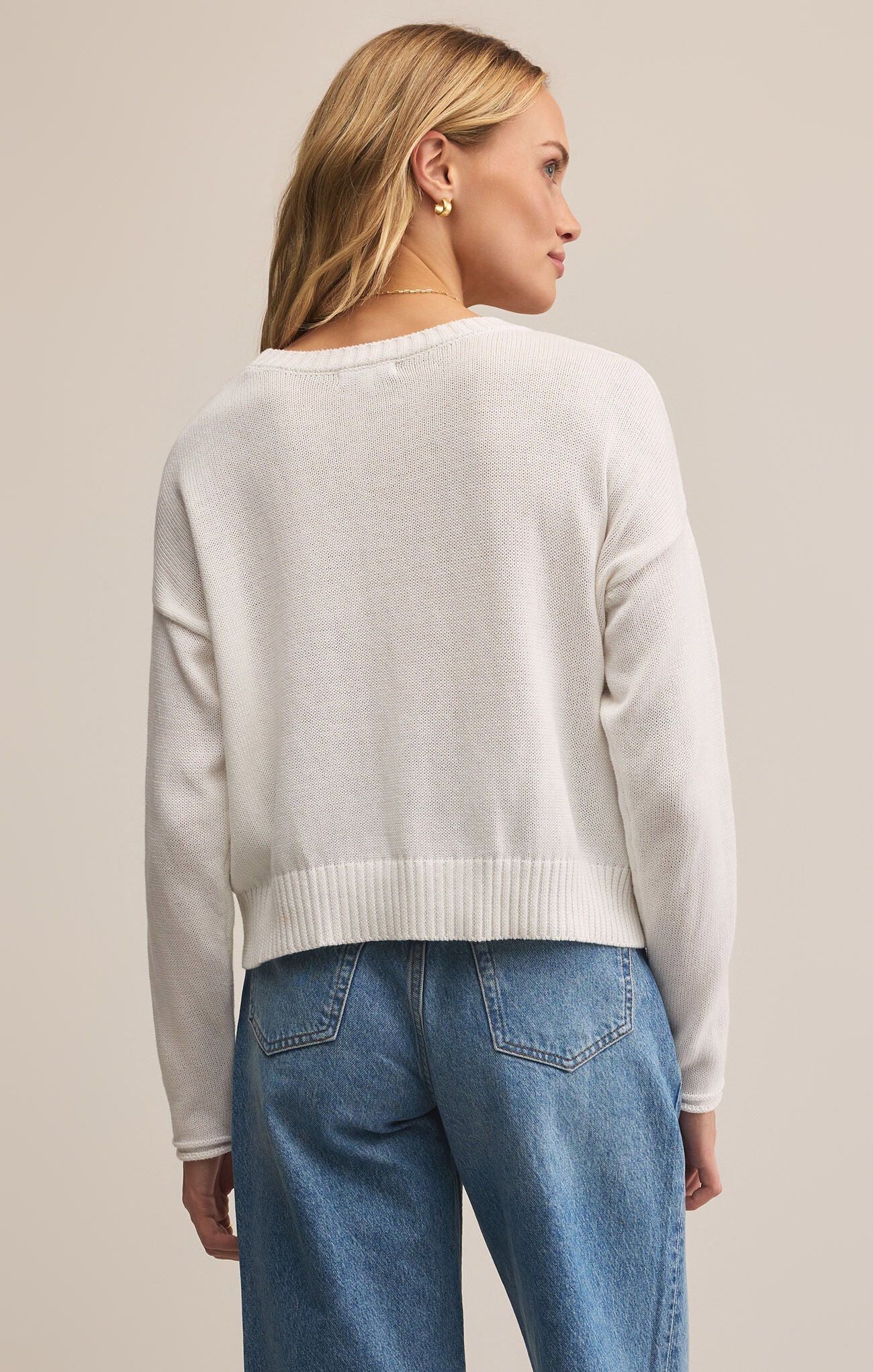 Sienna Lucky Star Sweater-Sweaters-Vixen Collection, Day Spa and Women's Boutique Located in Seattle, Washington
