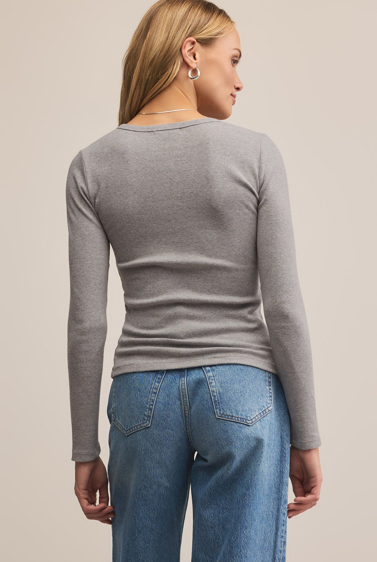 Stella Henley-Long Sleeves-Vixen Collection, Day Spa and Women's Boutique Located in Seattle, Washington