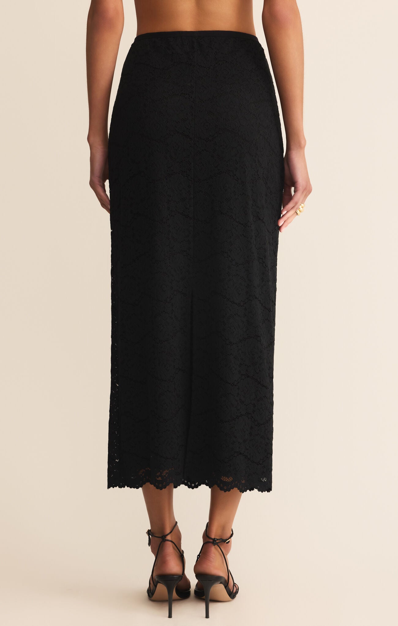 Via Lace Midi Skirt-Skirts-Vixen Collection, Day Spa and Women's Boutique Located in Seattle, Washington