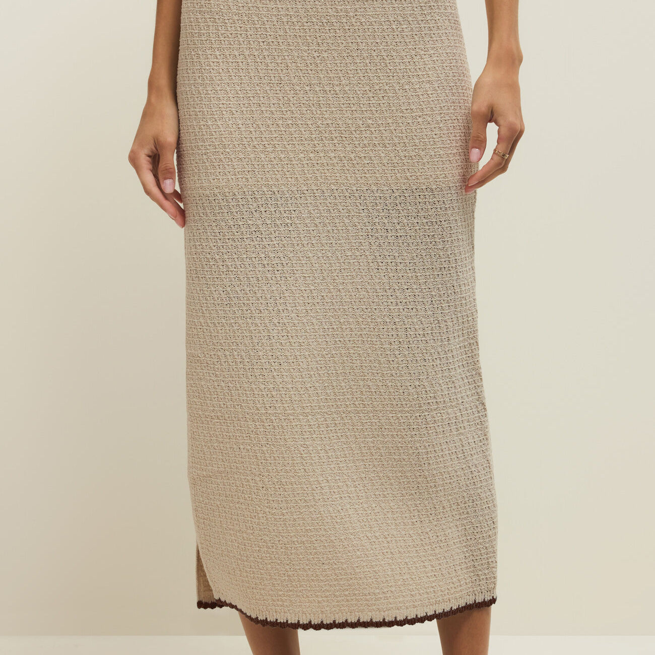 Yessenia Whipstitch Skirt-Skirts-Vixen Collection, Day Spa and Women's Boutique Located in Seattle, Washington