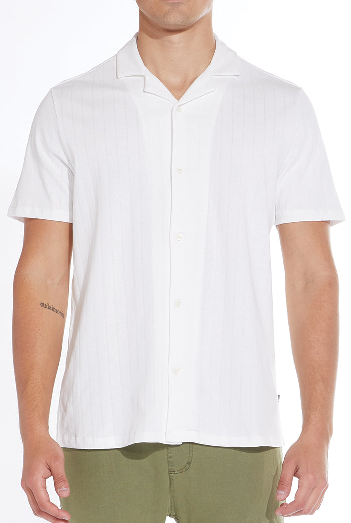Dawson Pointelle Shirt-Men's Tops-Vixen Collection, Day Spa and Women's Boutique Located in Seattle, Washington