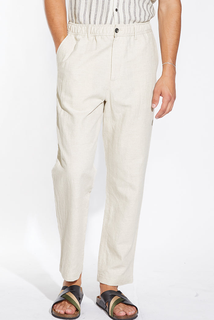 Dune Linen Pants-Men's Bottoms-Vixen Collection, Day Spa and Women's Boutique Located in Seattle, Washington
