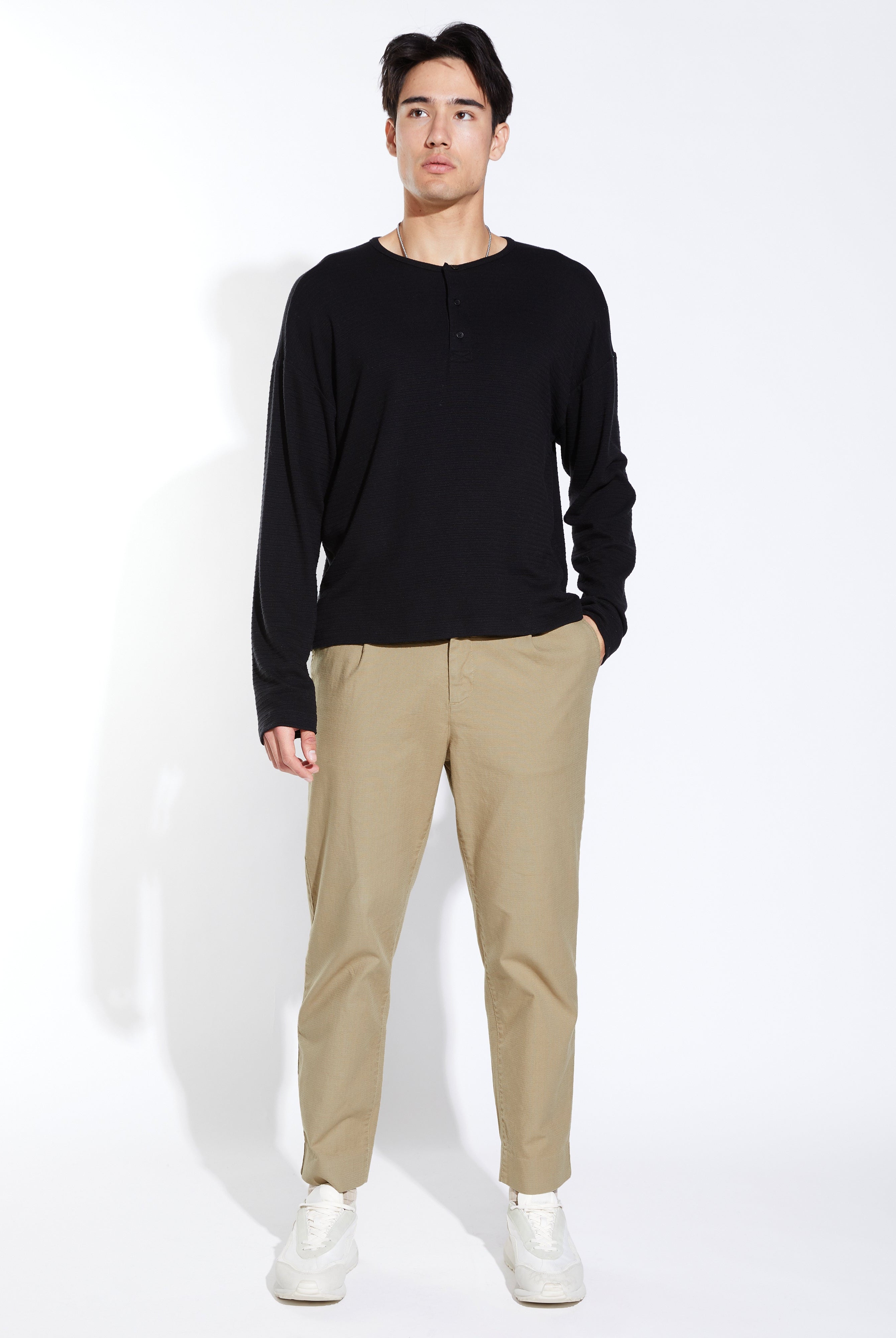 Ellis Henley Top-Men's Tops-Vixen Collection, Day Spa and Women's Boutique Located in Seattle, Washington