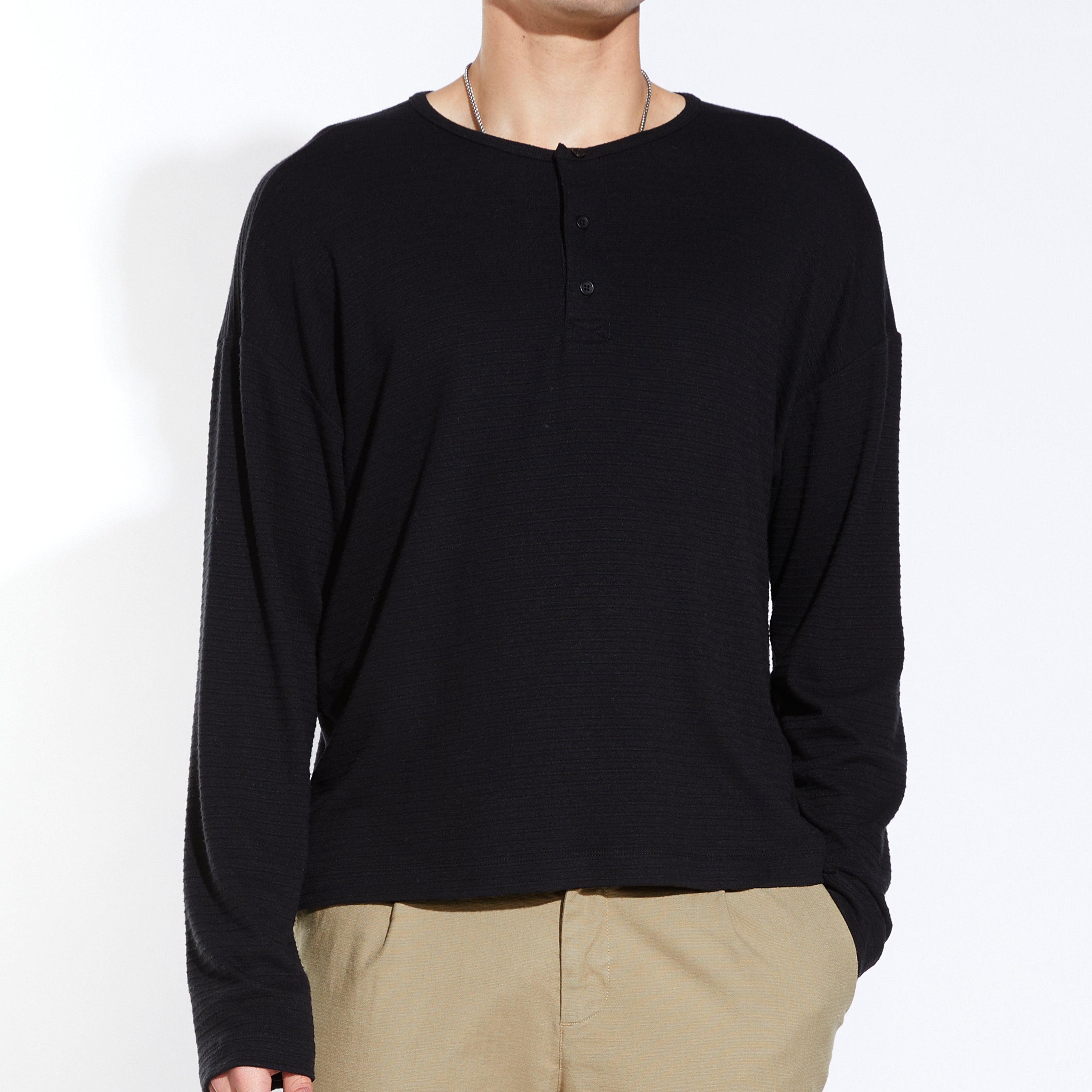 Ellis Henley Top-Men's Tops-Vixen Collection, Day Spa and Women's Boutique Located in Seattle, Washington