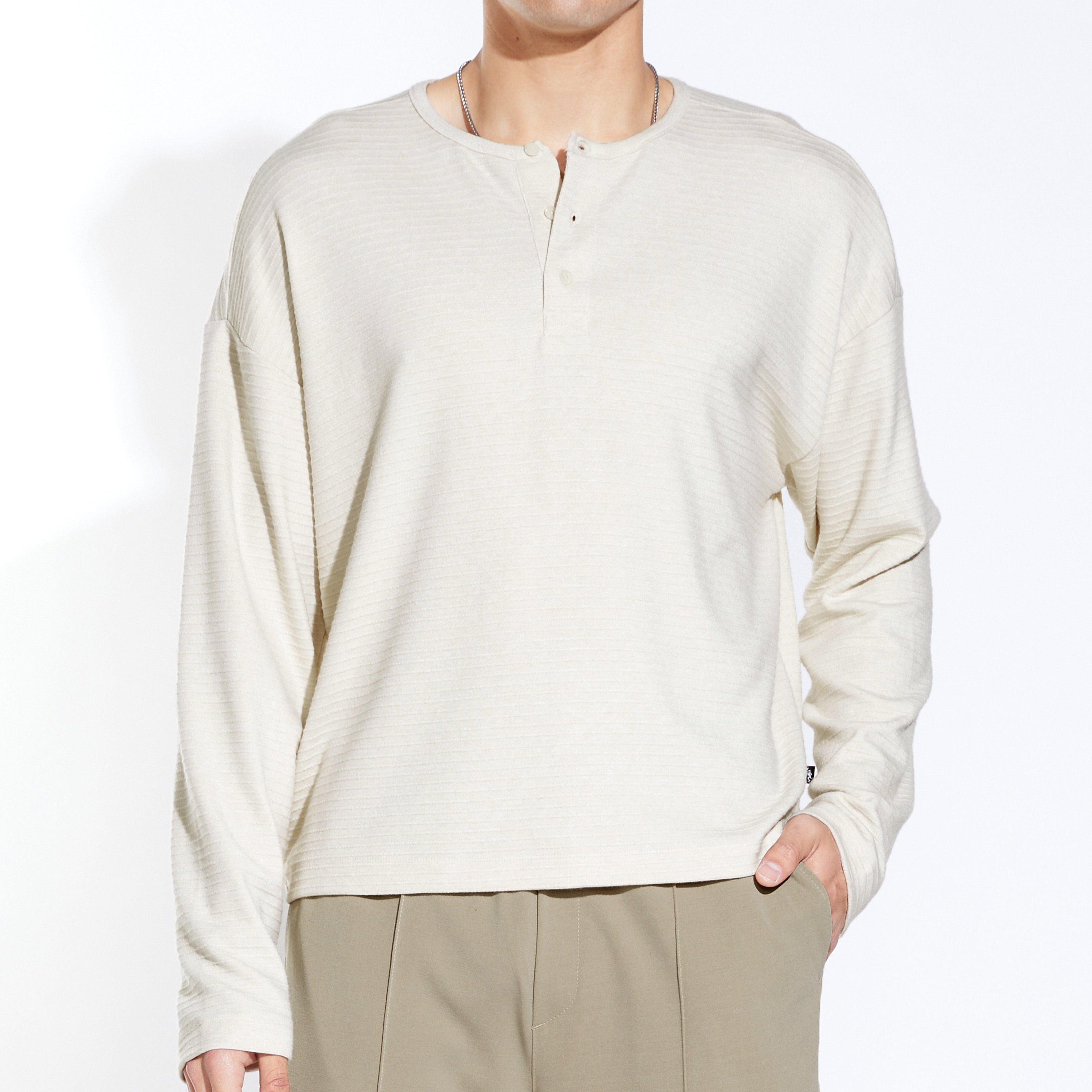 Ellis Henley Top-Men's Tops-Vixen Collection, Day Spa and Women's Boutique Located in Seattle, Washington