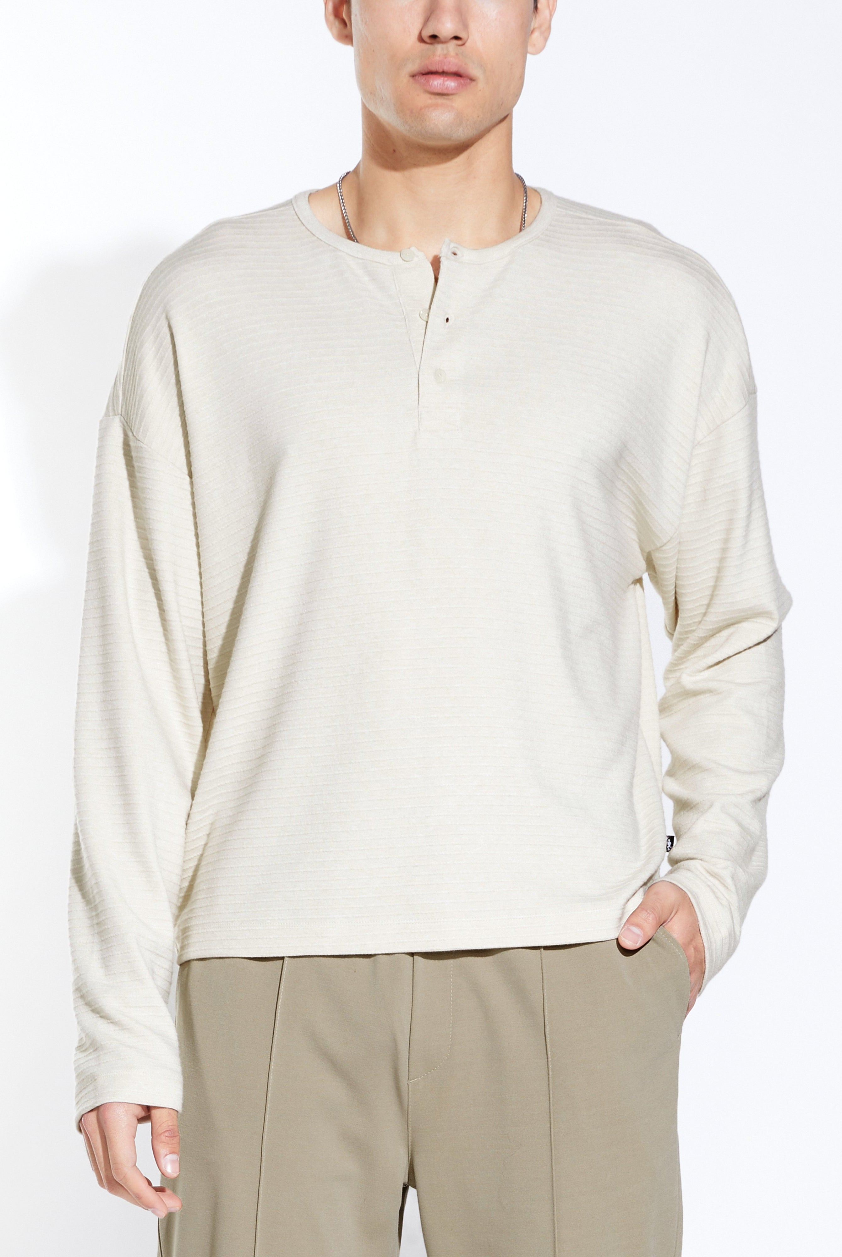Ellis Henley Top-Men's Tops-Vixen Collection, Day Spa and Women's Boutique Located in Seattle, Washington
