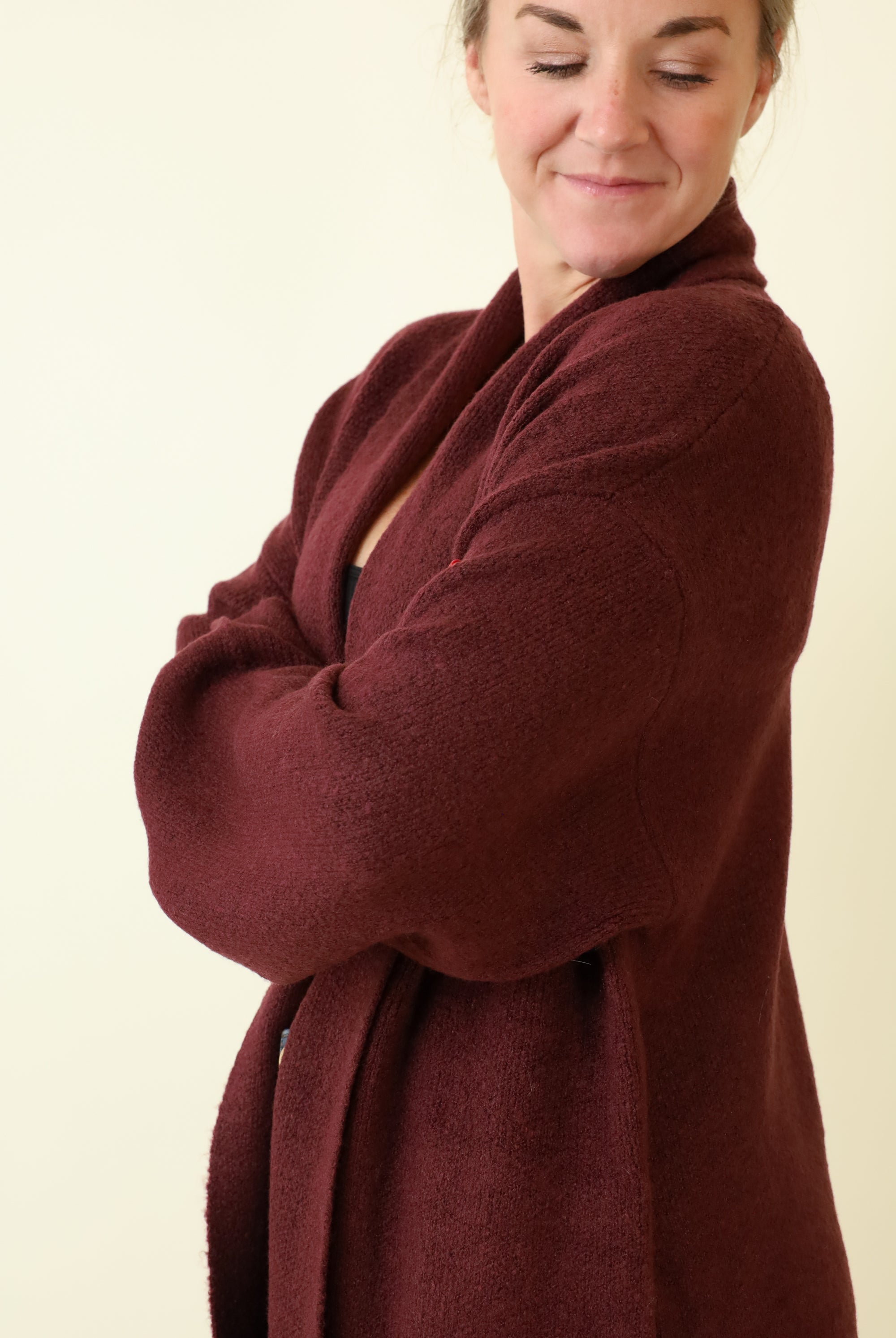 Longline Duster Sweater-Sweaters-Vixen Collection, Day Spa and Women's Boutique Located in Seattle, Washington