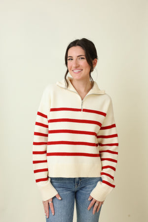 Column Zip Sweater-Sweaters-Vixen Collection, Day Spa and Women's Boutique Located in Seattle, Washington