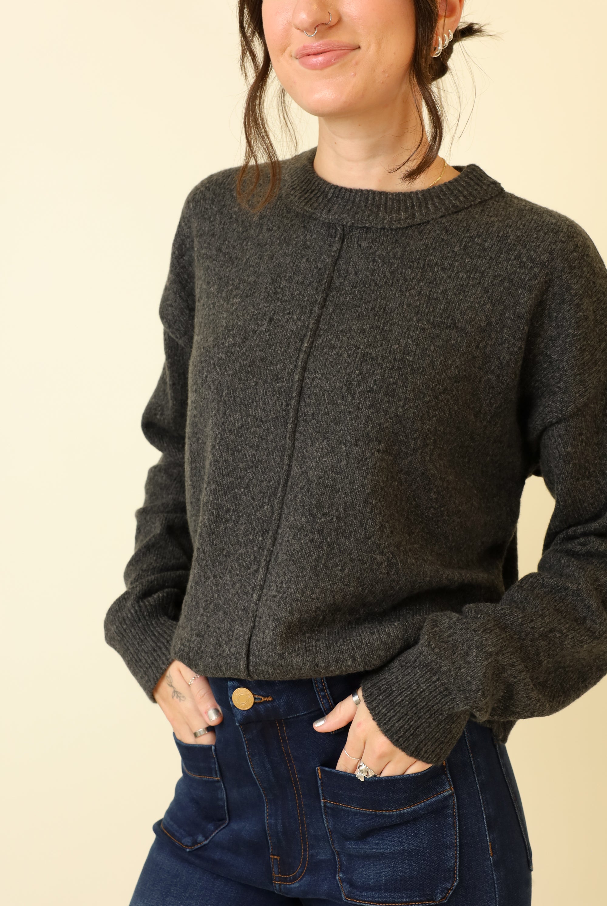 Pebble Soft Sweater-Sweaters-Vixen Collection, Day Spa and Women's Boutique Located in Seattle, Washington