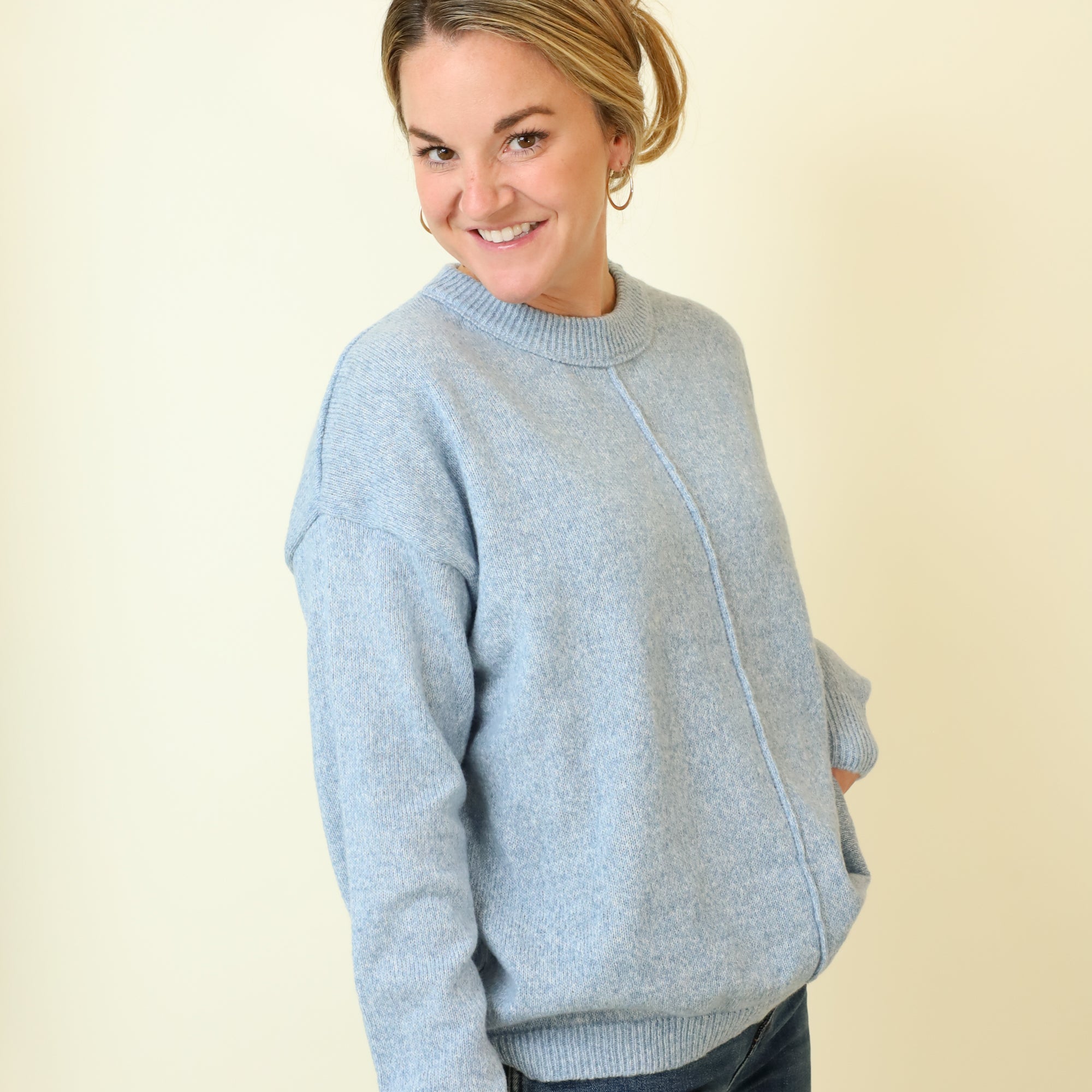 Pebble Soft Sweater-Sweaters-Vixen Collection, Day Spa and Women's Boutique Located in Seattle, Washington