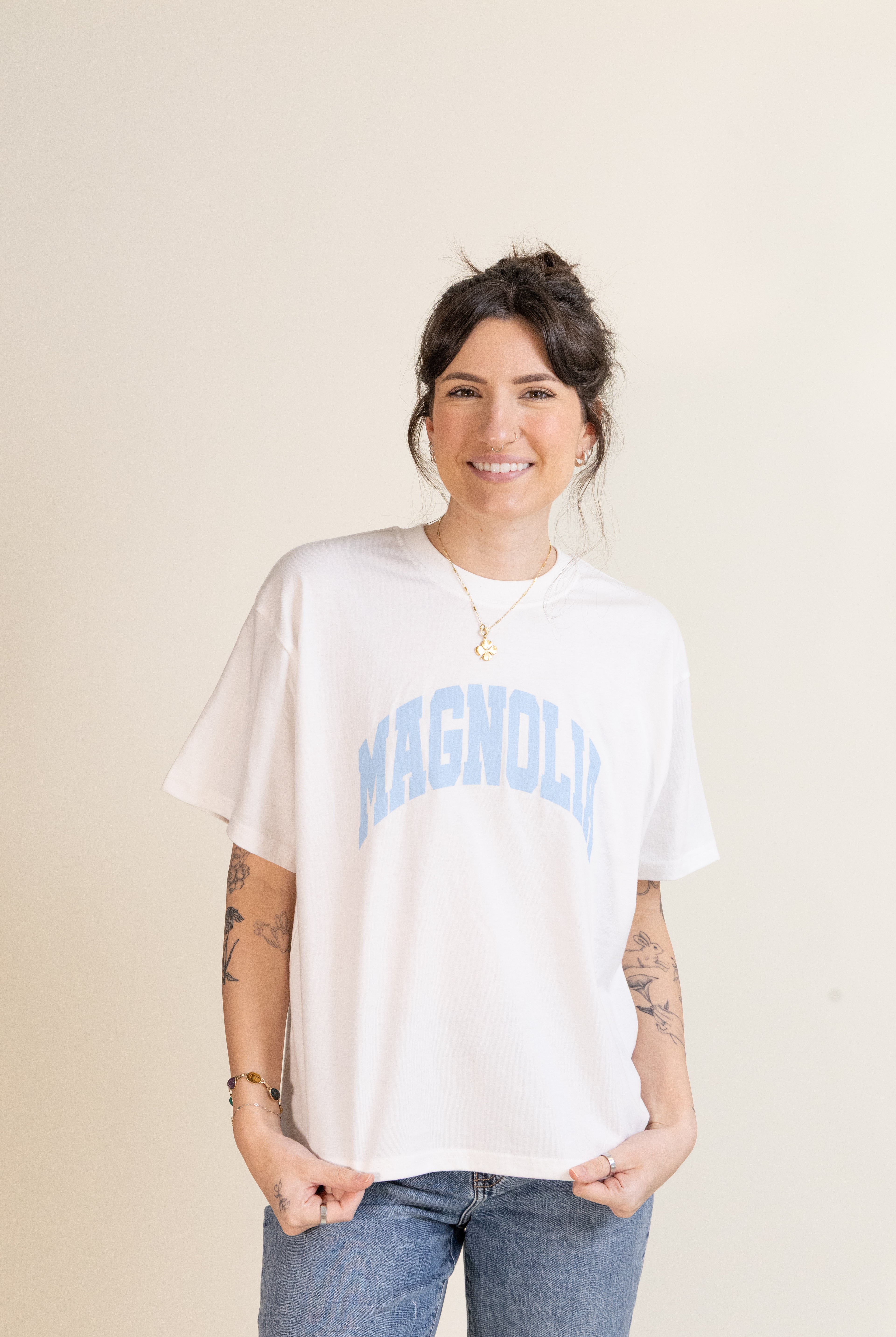 Hometown Bloom Tees-Short Sleeves-Vixen Collection, Day Spa and Women's Boutique Located in Seattle, Washington