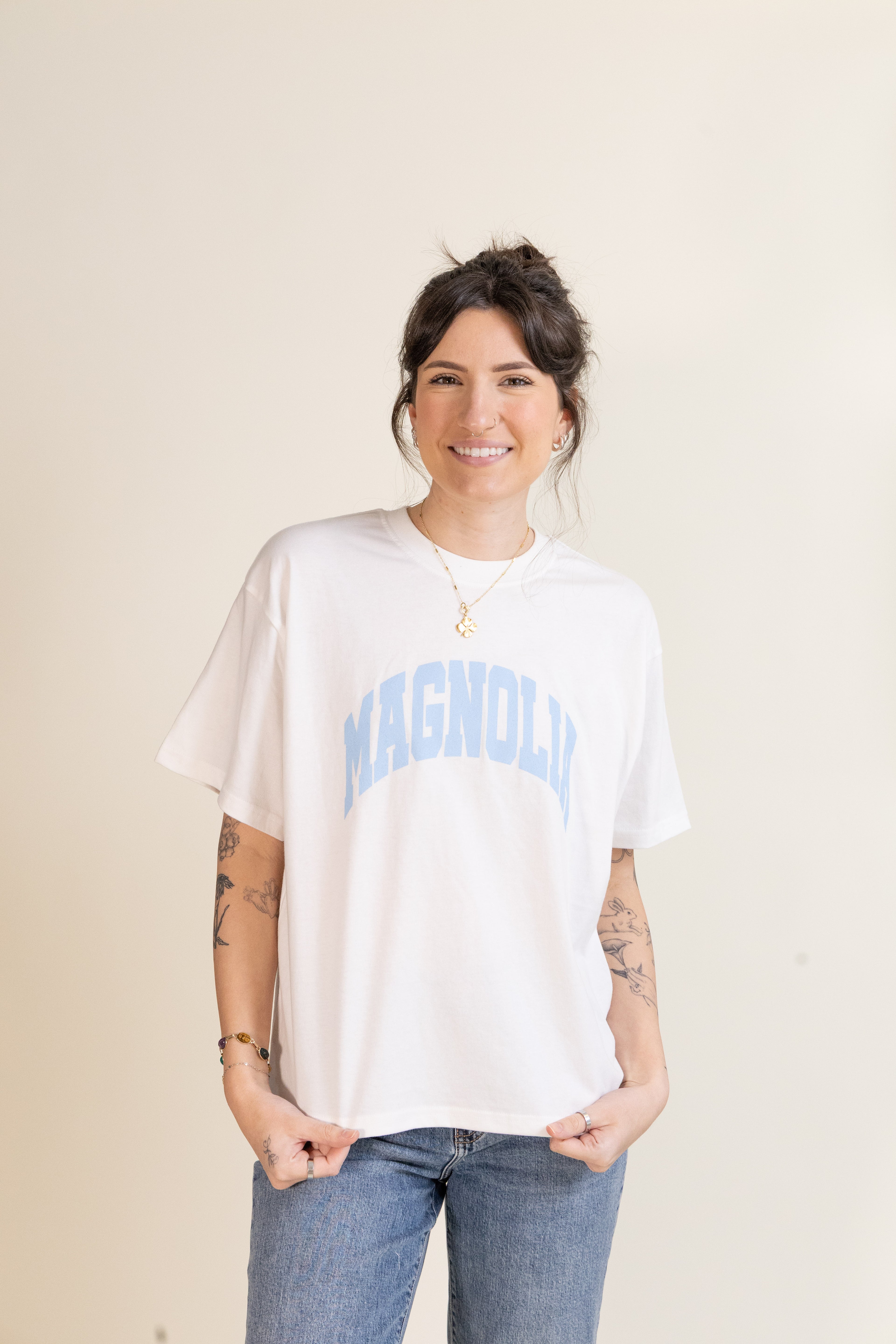 Hometown Bloom Tees-Short Sleeves-Vixen Collection, Day Spa and Women's Boutique Located in Seattle, Washington