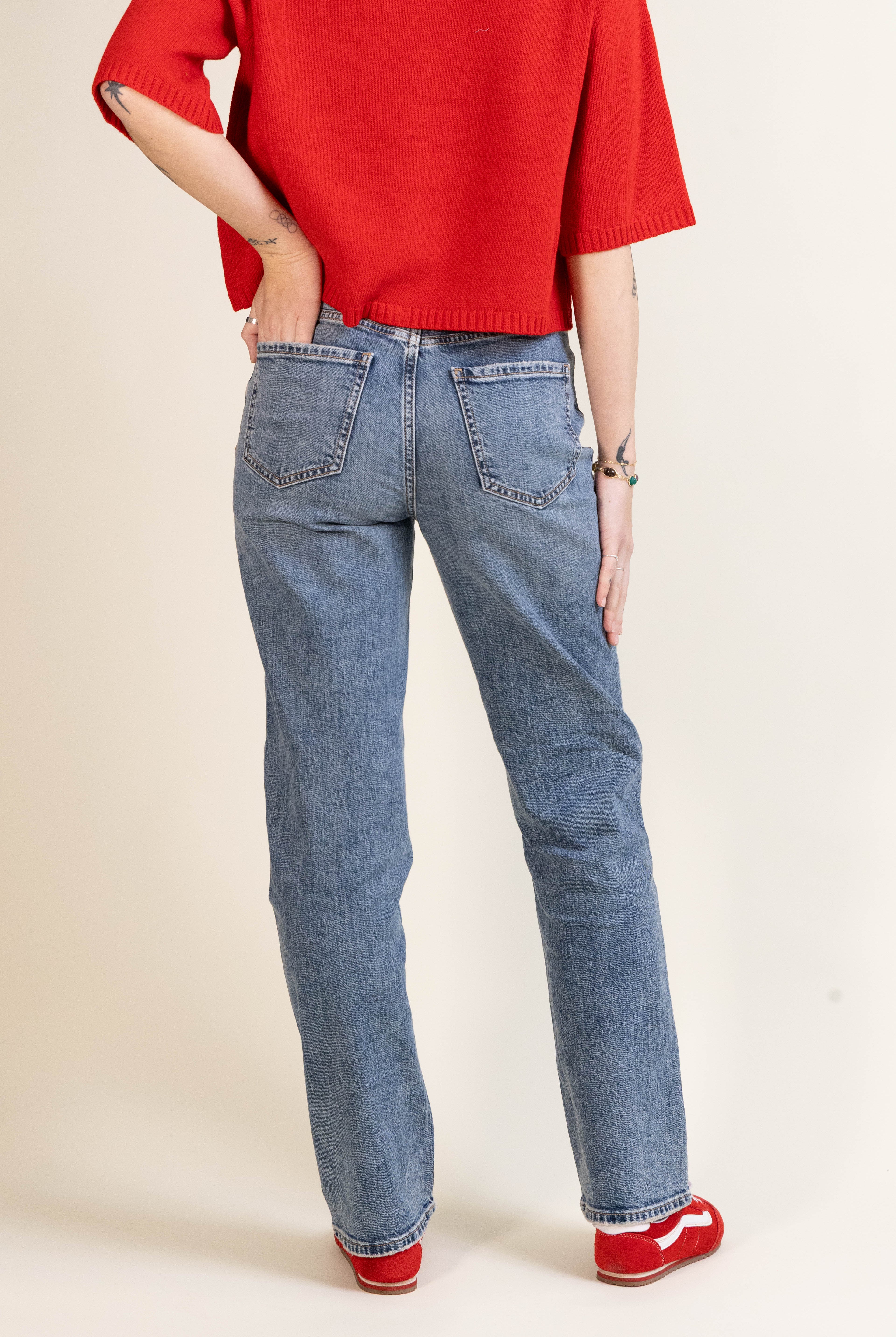 Sundaze High Rise Straight Leg-Denim-Vixen Collection, Day Spa and Women's Boutique Located in Seattle, Washington