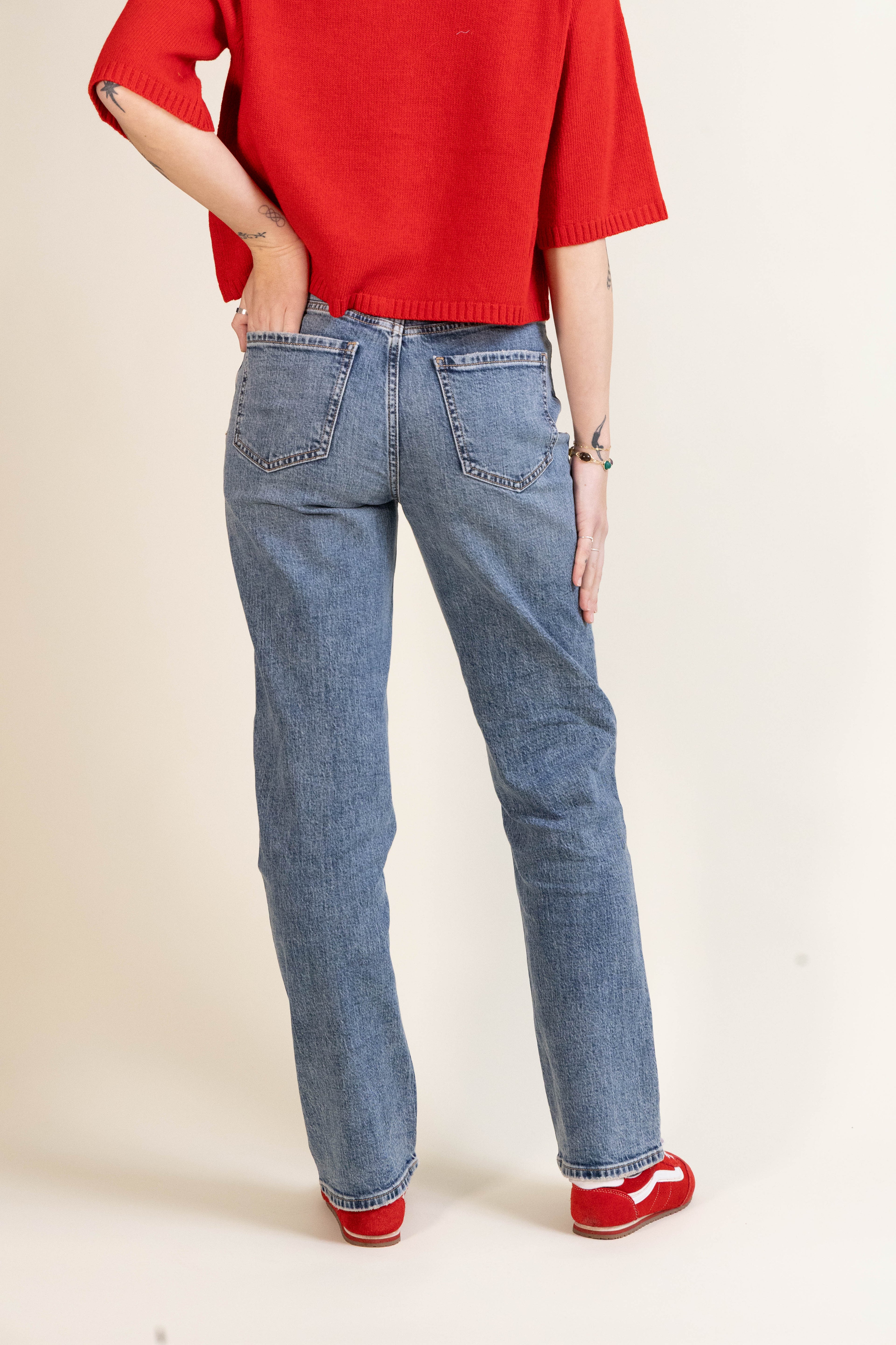 Sundaze High Rise Straight Leg-Denim-Vixen Collection, Day Spa and Women's Boutique Located in Seattle, Washington