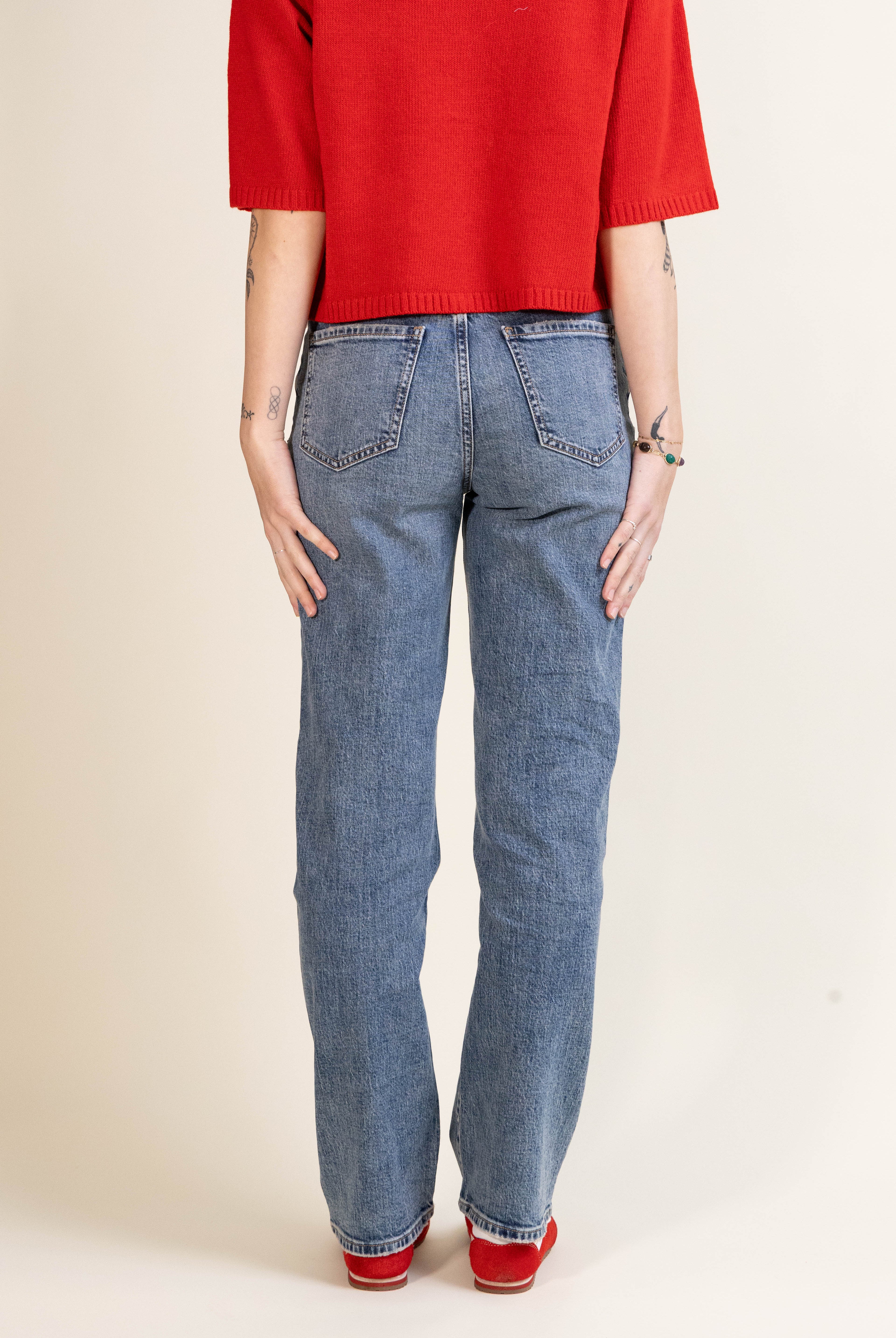 Sundaze High Rise Straight Leg-Denim-Vixen Collection, Day Spa and Women's Boutique Located in Seattle, Washington