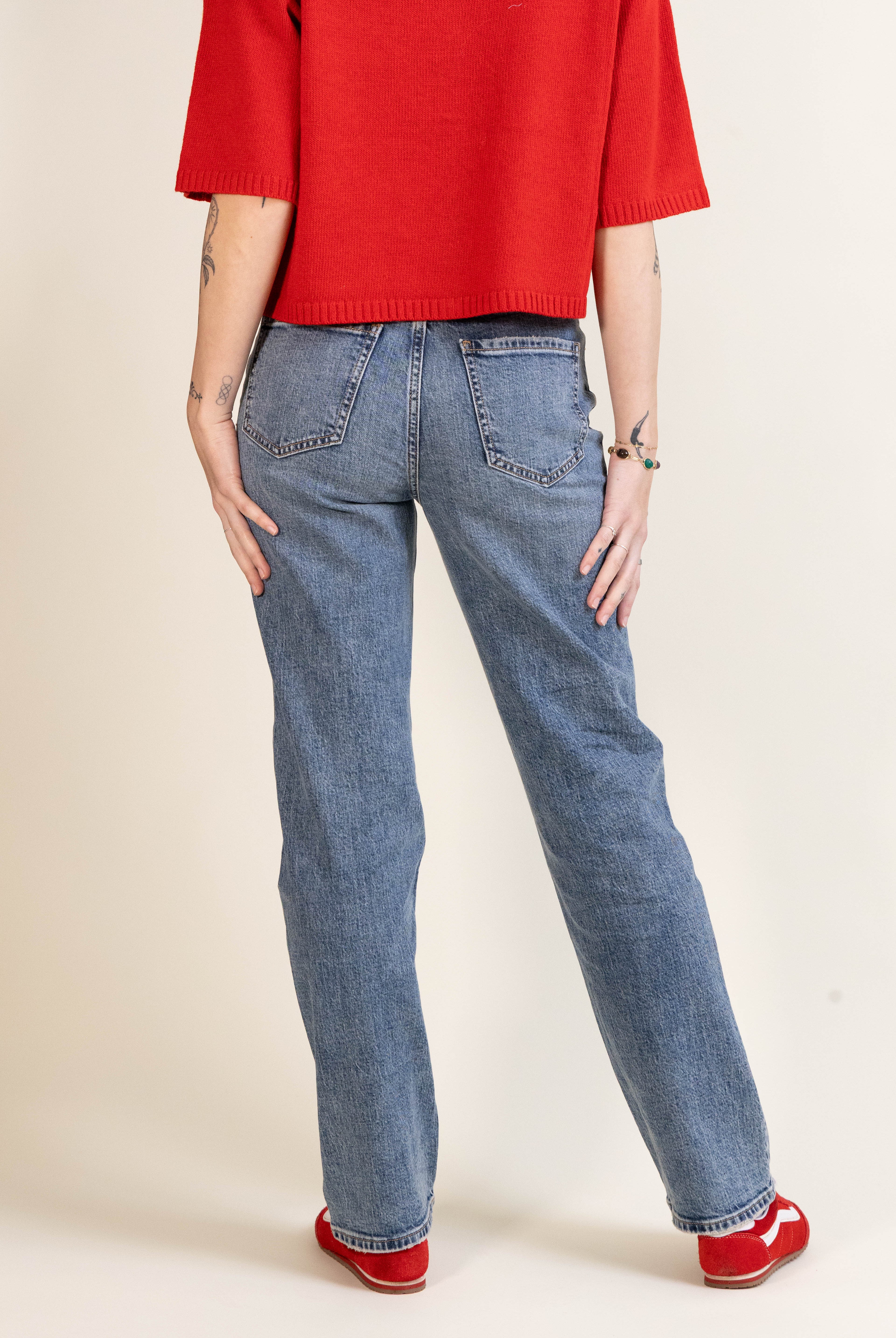 Sundaze High Rise Straight Leg-Denim-Vixen Collection, Day Spa and Women's Boutique Located in Seattle, Washington