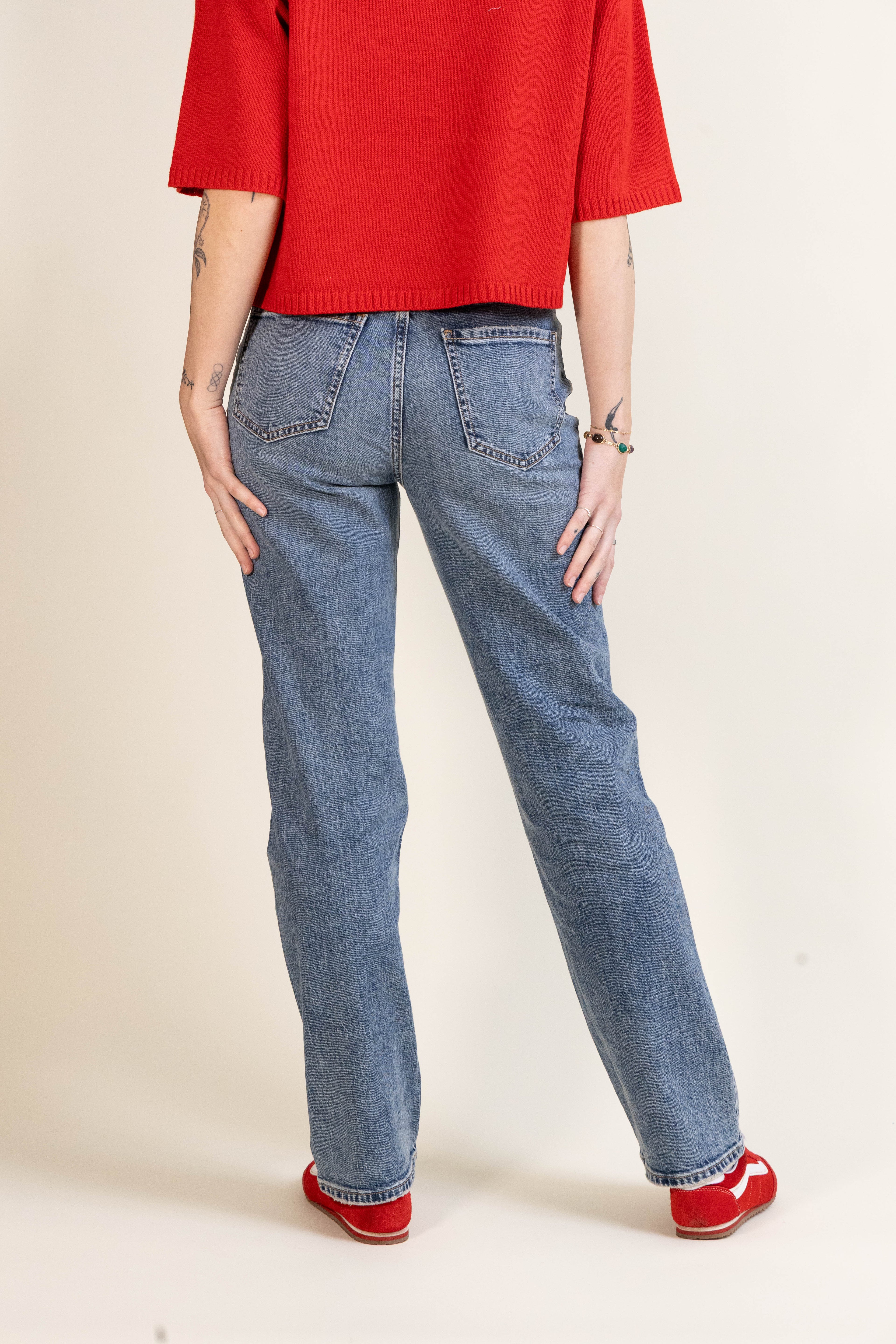 Sundaze High Rise Straight Leg-Denim-Vixen Collection, Day Spa and Women's Boutique Located in Seattle, Washington