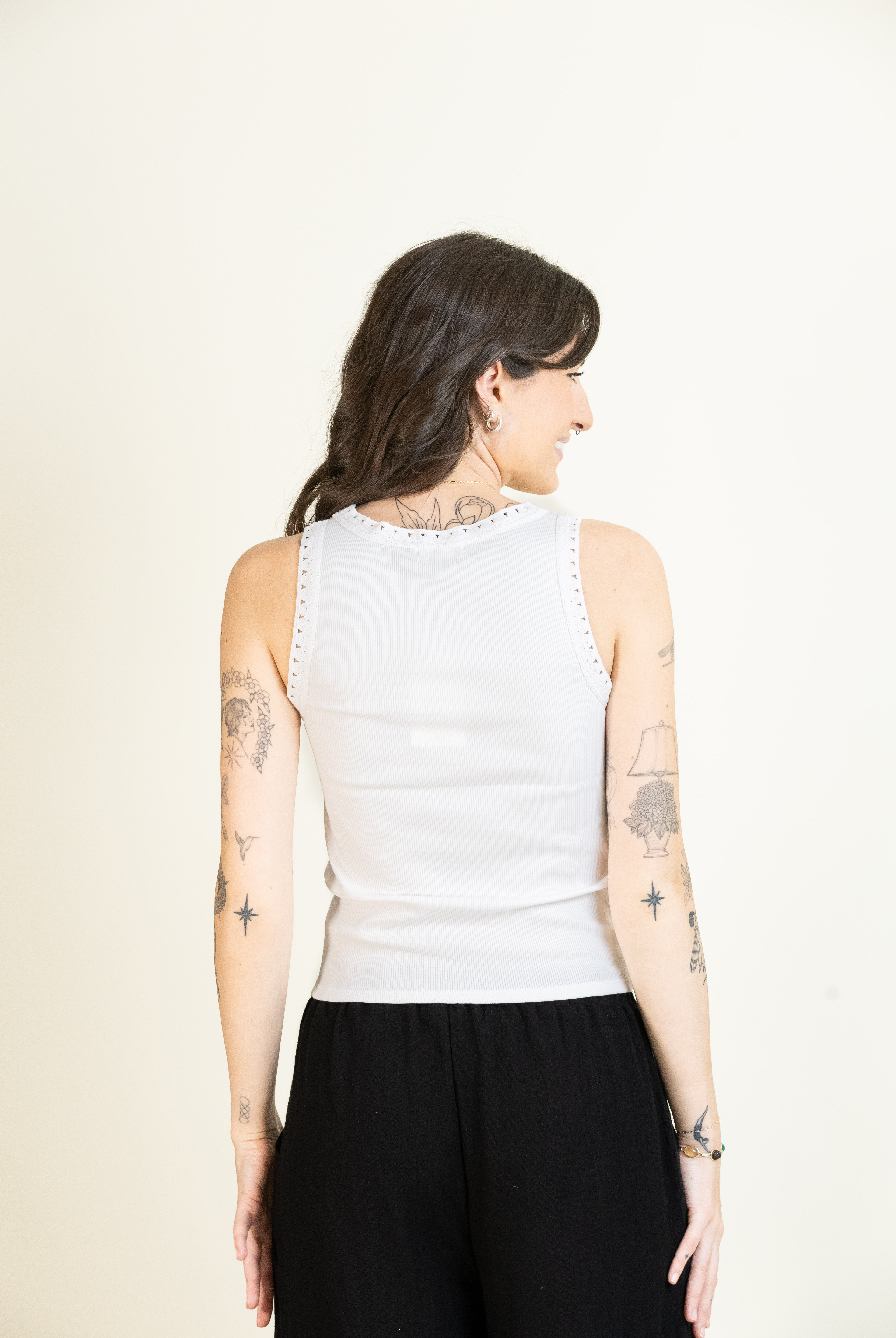 Clarke Rib Tank-Tank Tops-Vixen Collection, Day Spa and Women's Boutique Located in Seattle, Washington