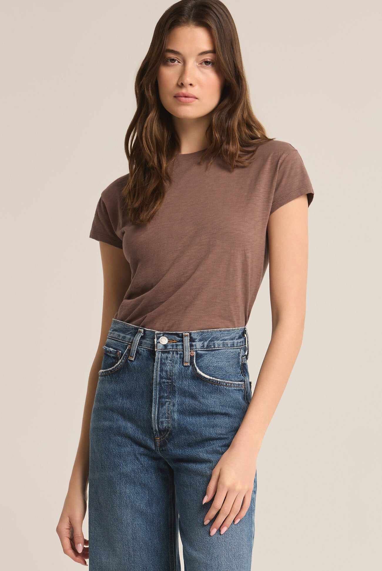 Modern Slub Tee-Short Sleeves-Vixen Collection, Day Spa and Women's Boutique Located in Seattle, Washington