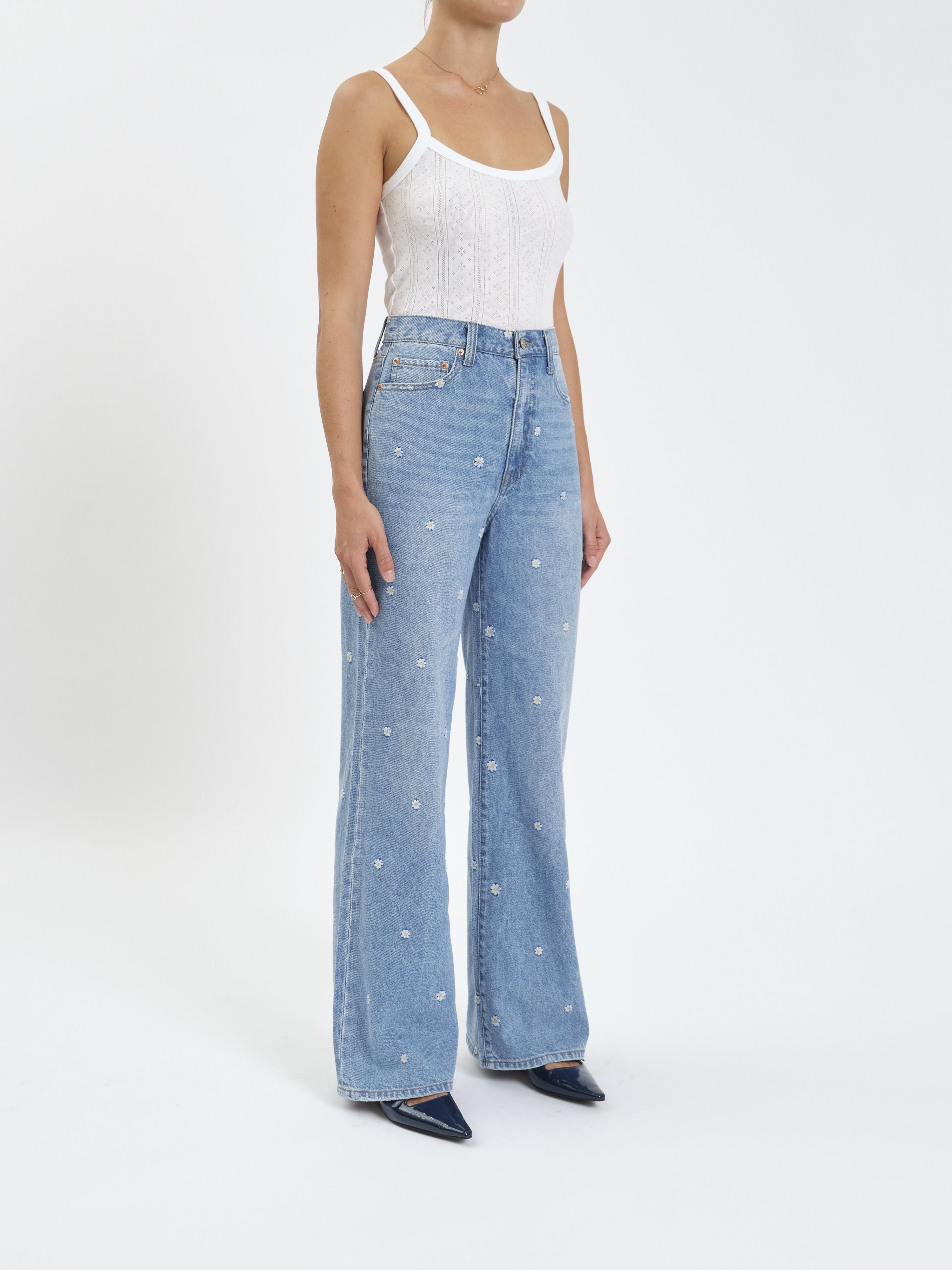 DAZE Far Out Wide Leg-Denim-Vixen Collection, Day Spa and Women's Boutique Located in Seattle, Washington