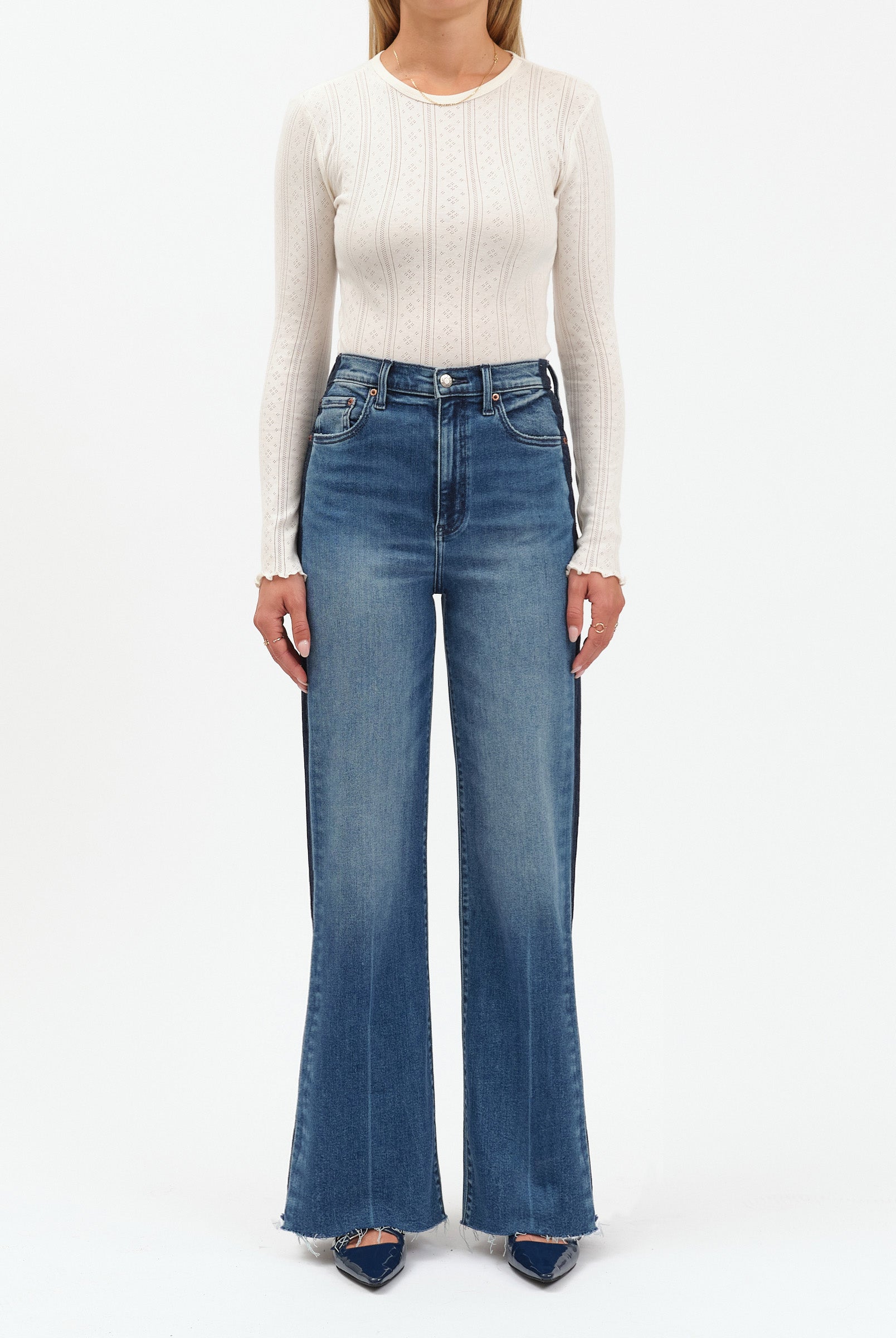 DAZE Far Out Wide Leg-Denim-Vixen Collection, Day Spa and Women's Boutique Located in Seattle, Washington