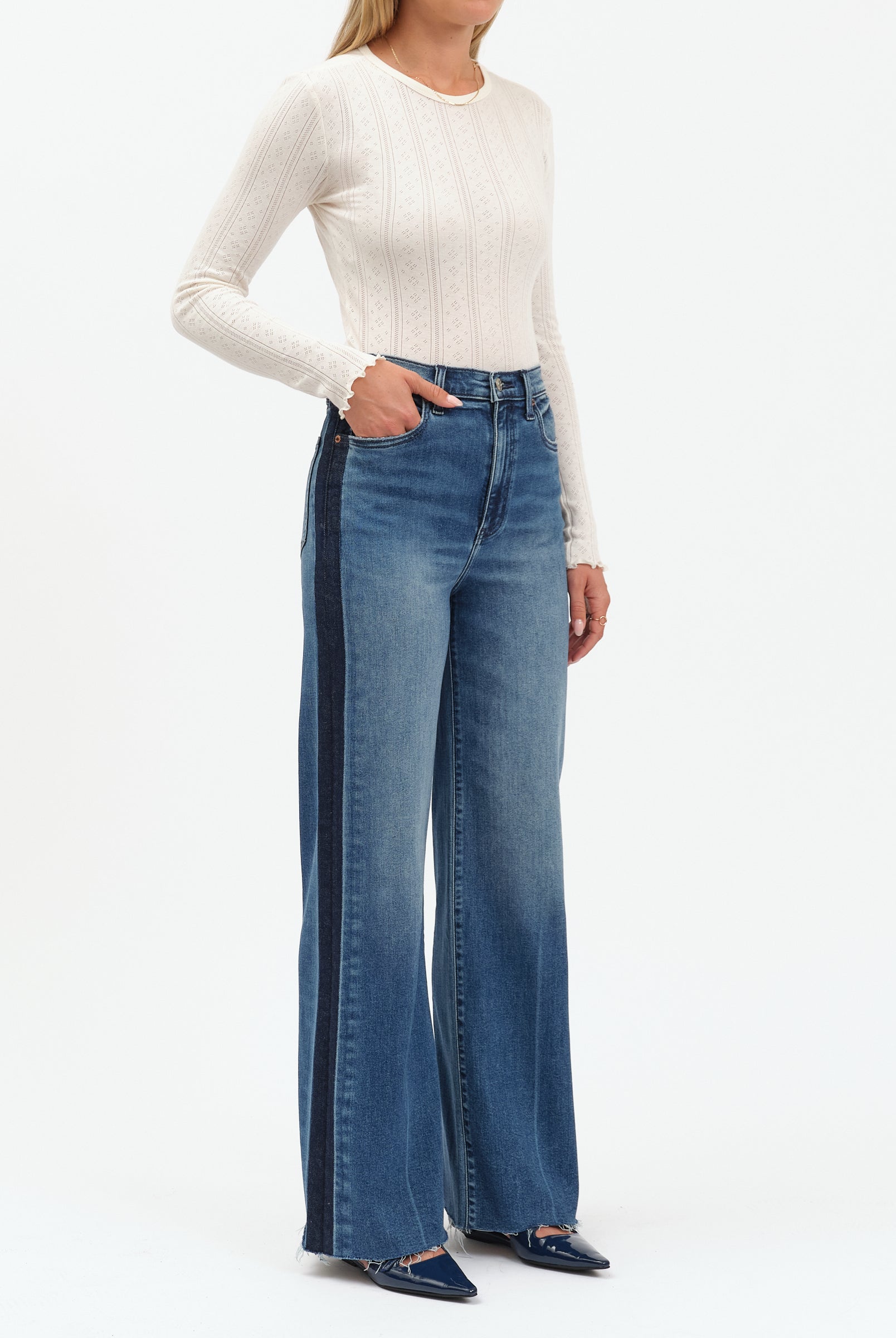 DAZE Far Out Wide Leg-Denim-Vixen Collection, Day Spa and Women's Boutique Located in Seattle, Washington