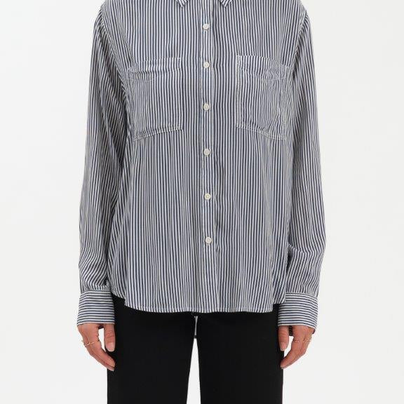 Palisades Button Up Top-Long Sleeves-Vixen Collection, Day Spa and Women's Boutique Located in Seattle, Washington