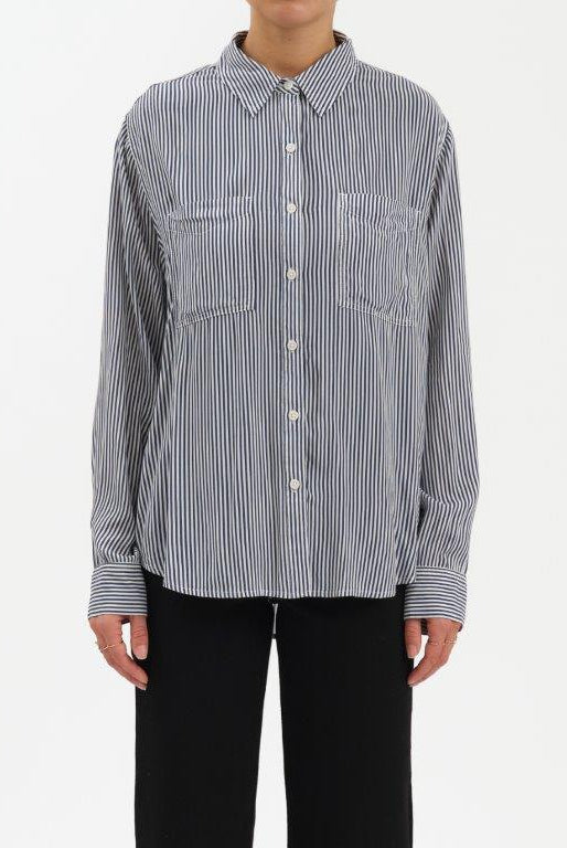 Palisades Button Up Top-Long Sleeves-Vixen Collection, Day Spa and Women's Boutique Located in Seattle, Washington