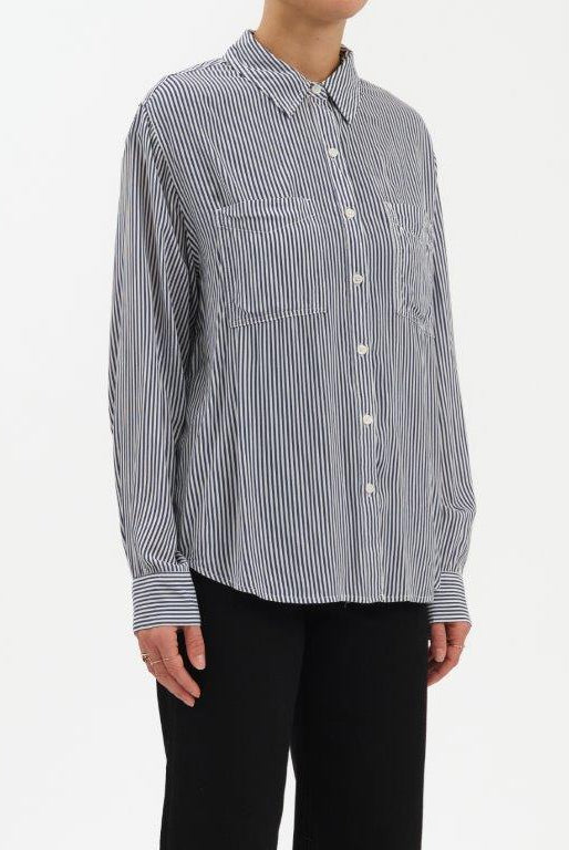 Palisades Button Up Top-Long Sleeves-Vixen Collection, Day Spa and Women's Boutique Located in Seattle, Washington
