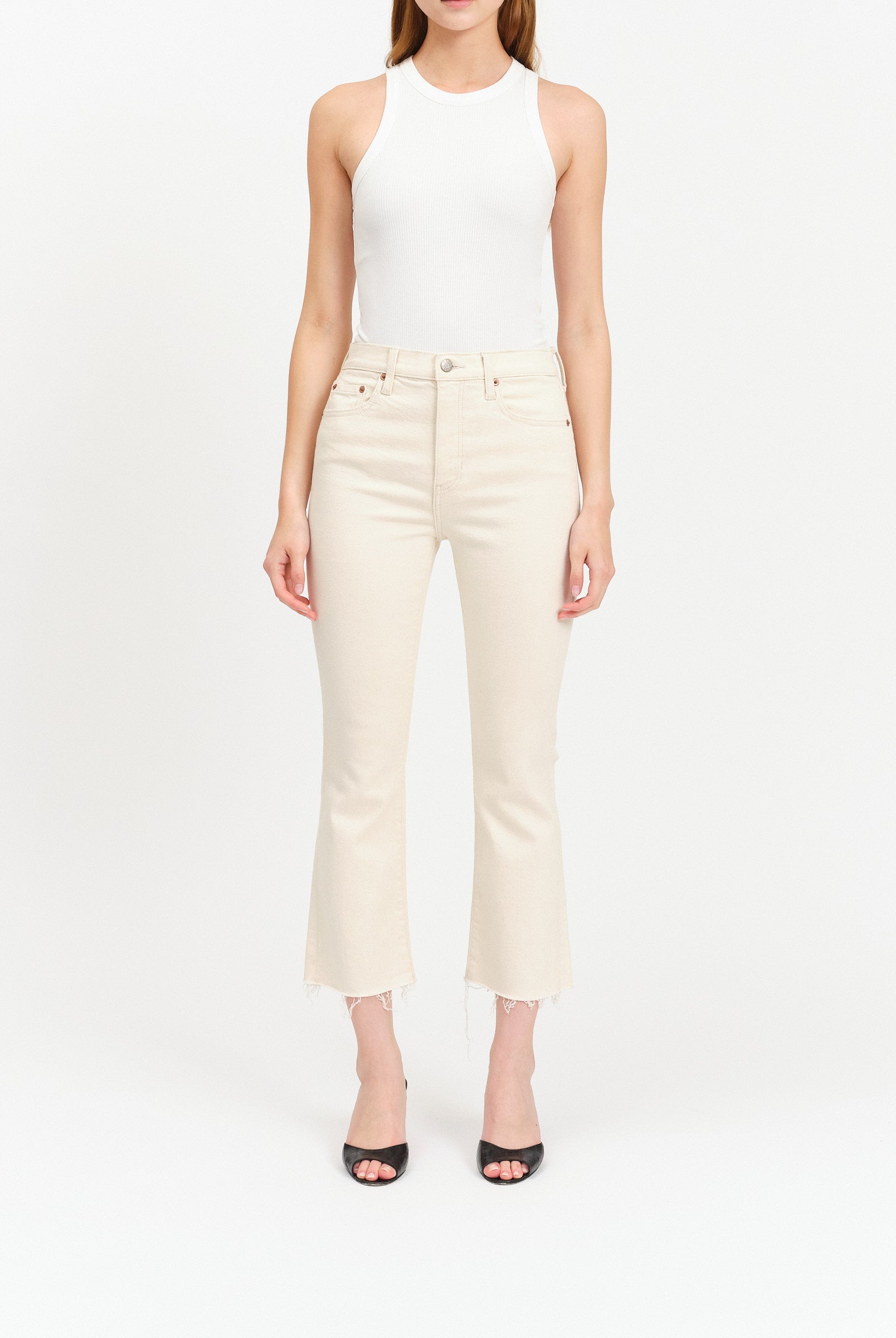Shy Girl High Rise Crop Flare-Denim-Vixen Collection, Day Spa and Women's Boutique Located in Seattle, Washington