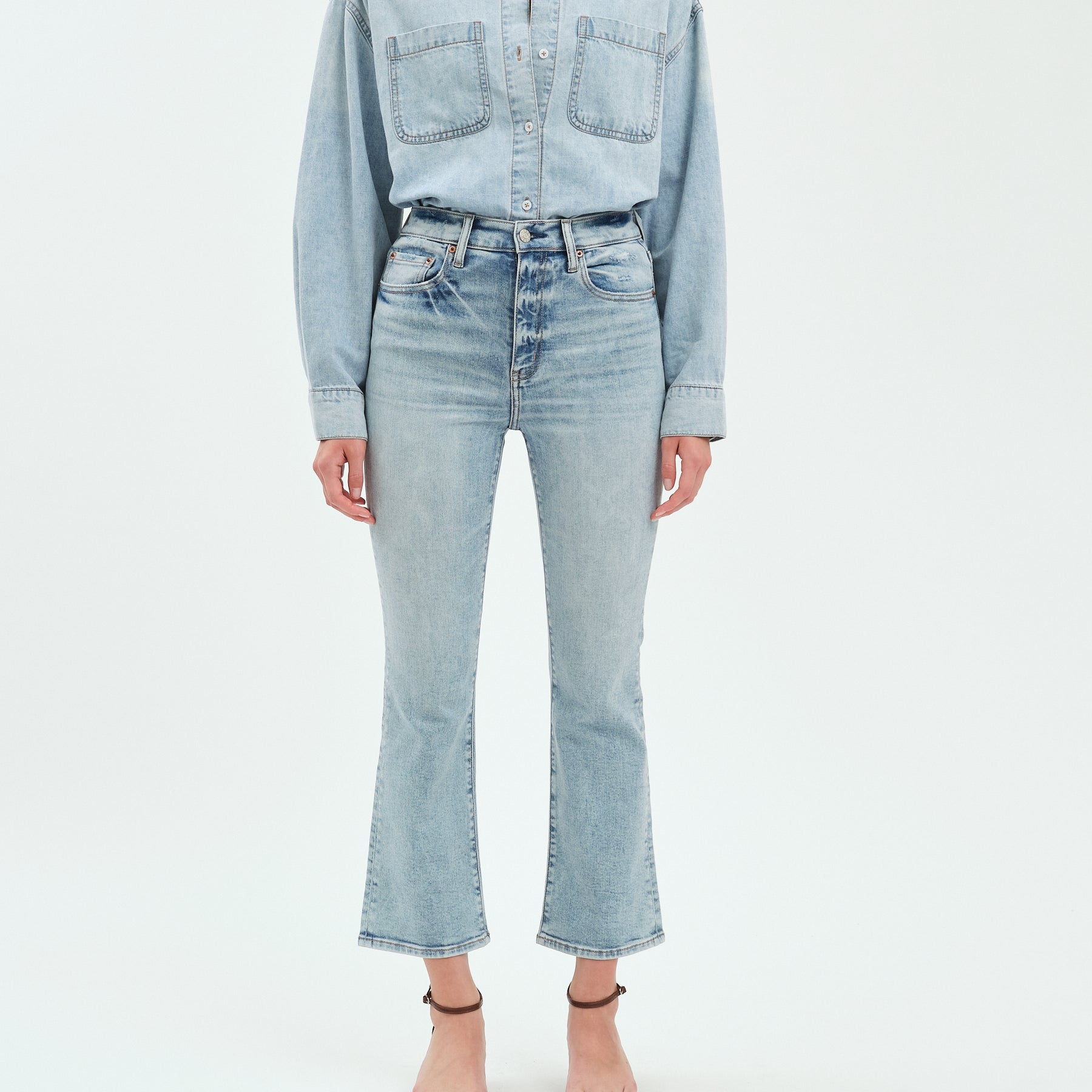 Shy Girl Flare Jeans-Denim-Vixen Collection, Day Spa and Women's Boutique Located in Seattle, Washington