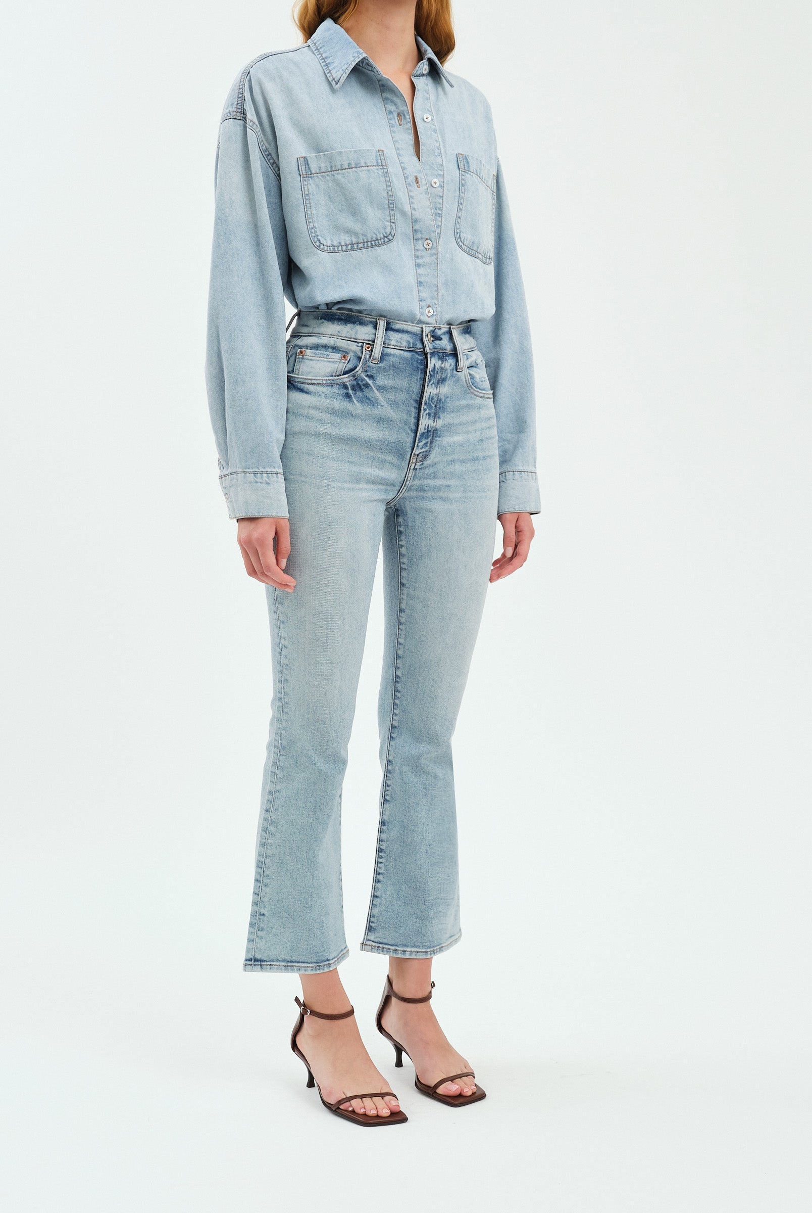 Shy Girl Flare Jeans-Denim-Vixen Collection, Day Spa and Women's Boutique Located in Seattle, Washington