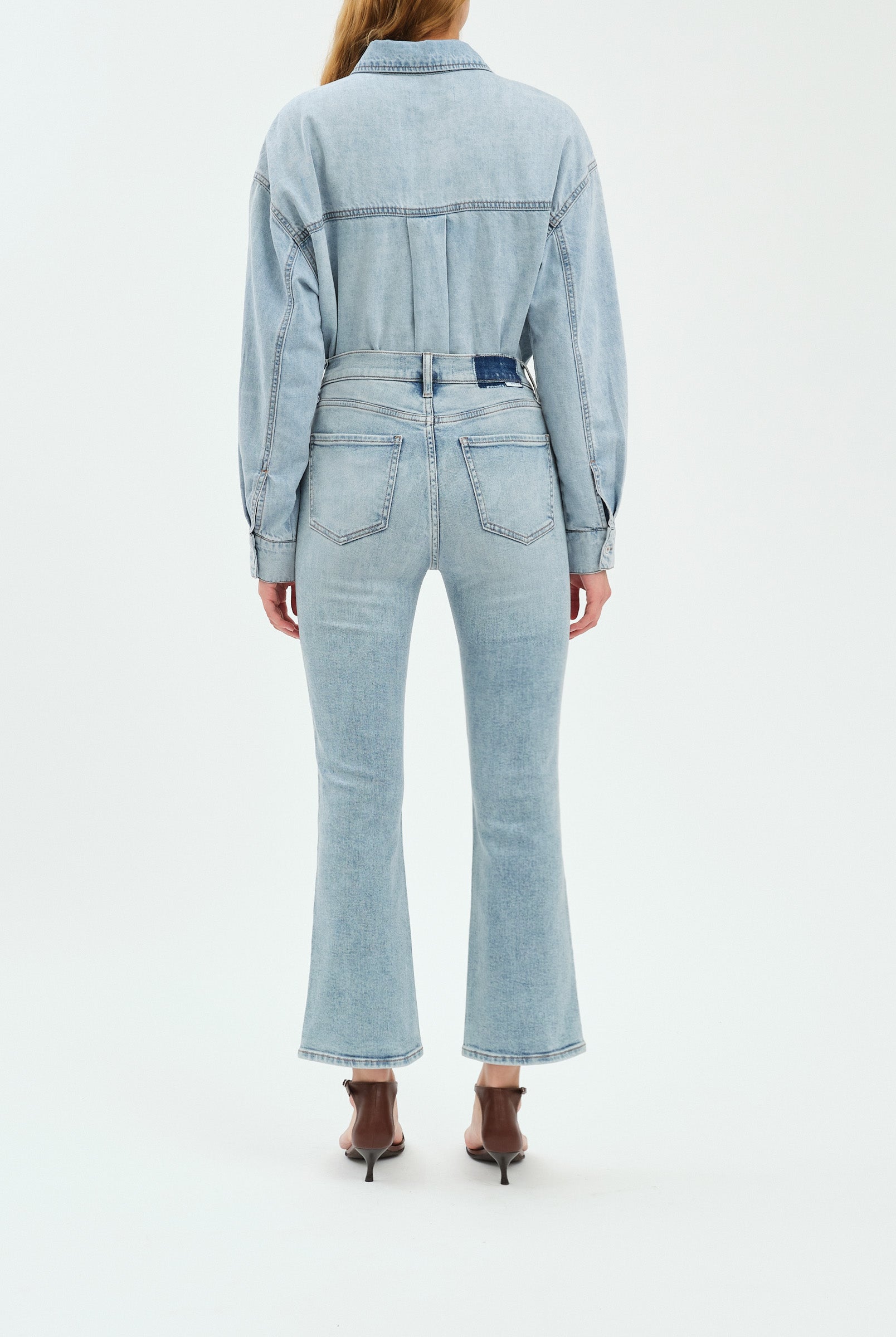 Shy Girl Flare Jeans-Denim-Vixen Collection, Day Spa and Women's Boutique Located in Seattle, Washington