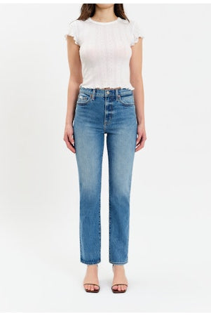 Smarty Pants High Rise Slim Straight-Denim-Vixen Collection, Day Spa and Women's Boutique Located in Seattle, Washington