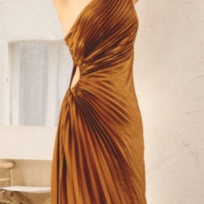 Valencia Pleated Maxi Dress-Dresses-Vixen Collection, Day Spa and Women's Boutique Located in Seattle, Washington