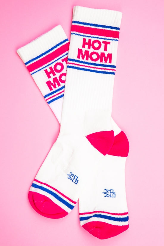 Hot Mom Gym Crew Socks-Socks-Vixen Collection, Day Spa and Women's Boutique Located in Seattle, Washington