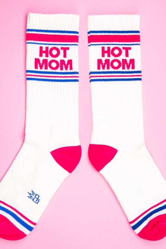 Hot Mom Gym Crew Socks-Socks-Vixen Collection, Day Spa and Women's Boutique Located in Seattle, Washington