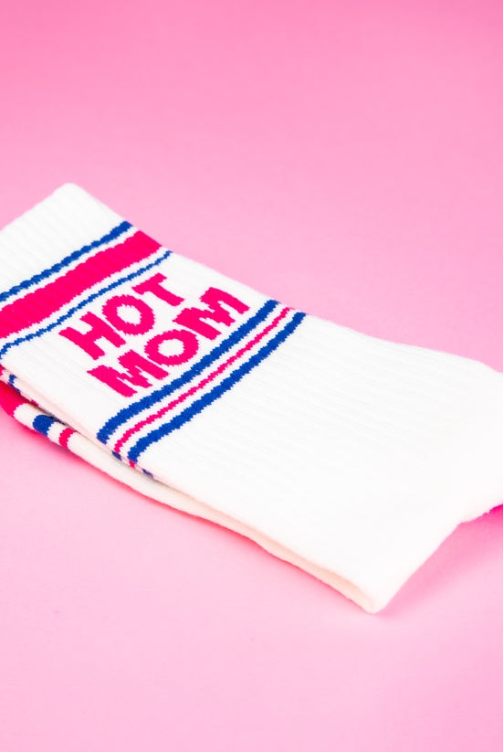Hot Mom Gym Crew Socks-Socks-Vixen Collection, Day Spa and Women's Boutique Located in Seattle, Washington