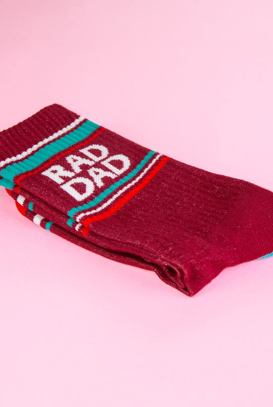 Rad Dad Gym Crew Socks-Socks-Vixen Collection, Day Spa and Women's Boutique Located in Seattle, Washington