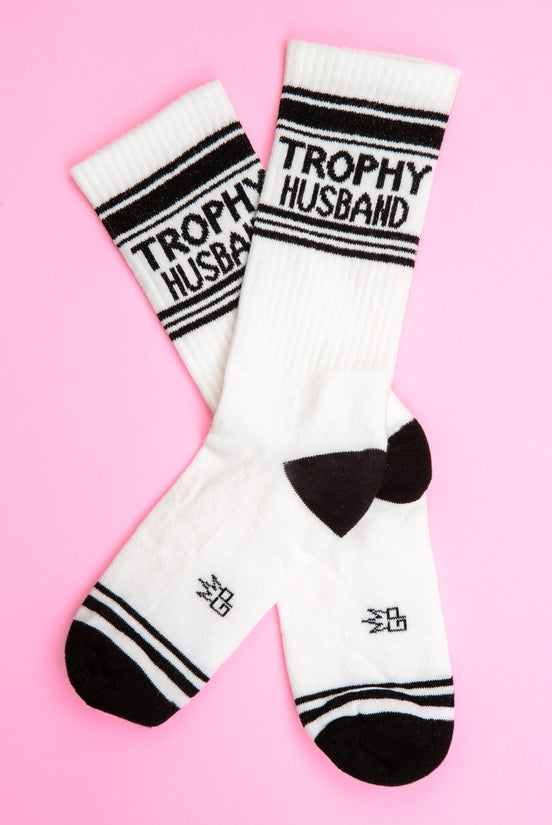 Trophy Husband Gym Crew Socks-Socks-Vixen Collection, Day Spa and Women's Boutique Located in Seattle, Washington